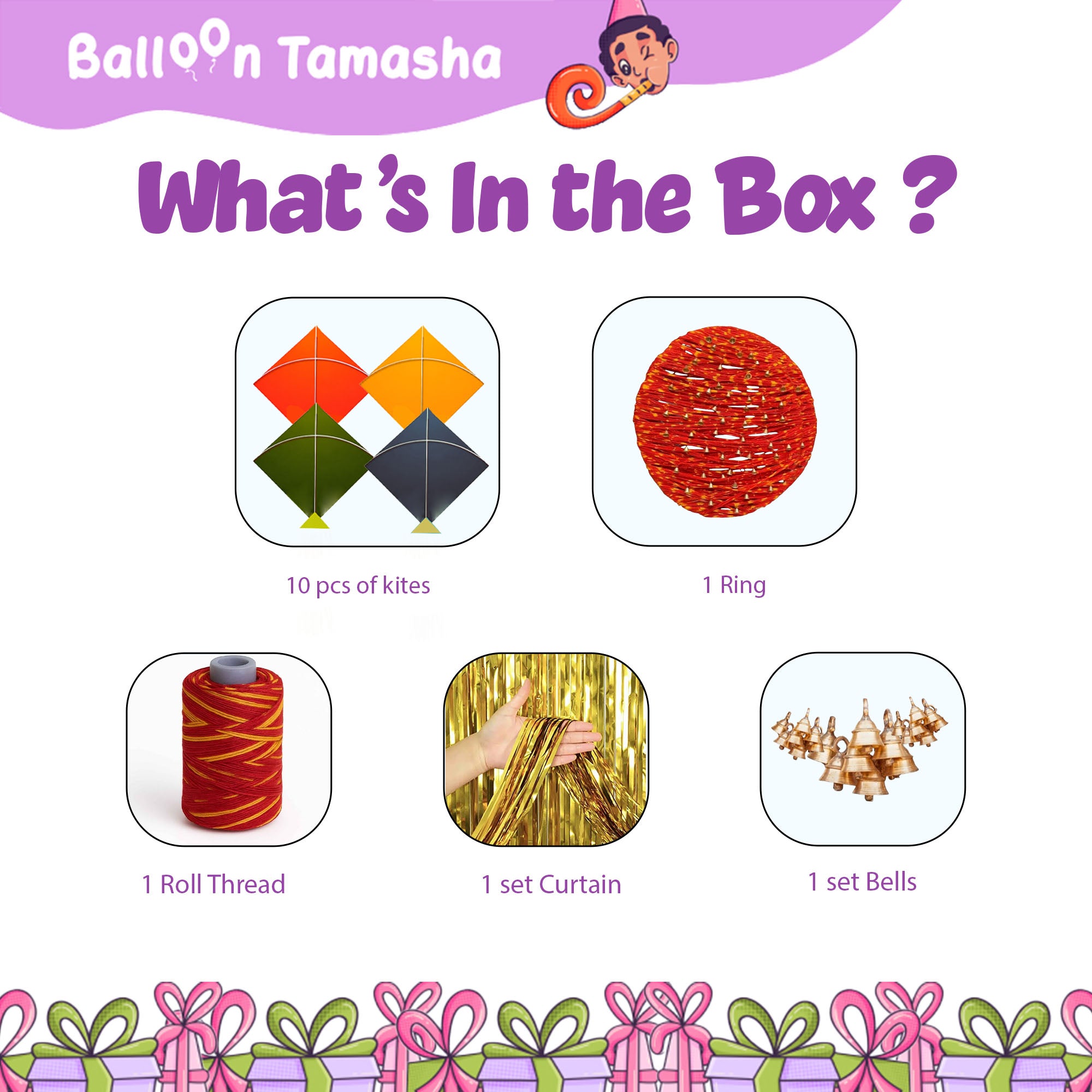 Ganpati Kites Pooja Decoration Kit