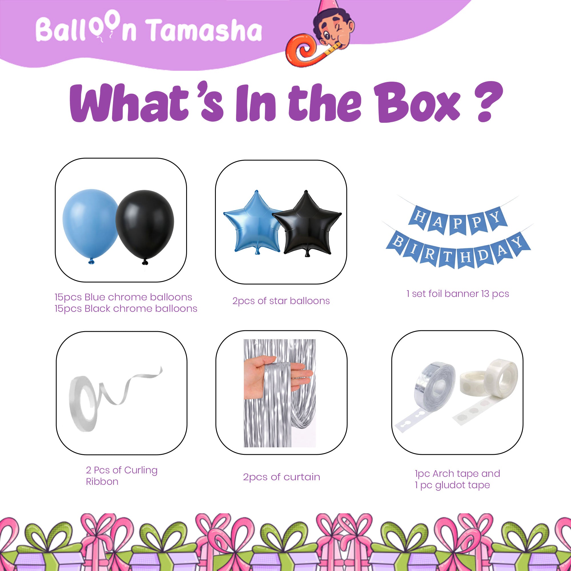 #Color_Blue & Black