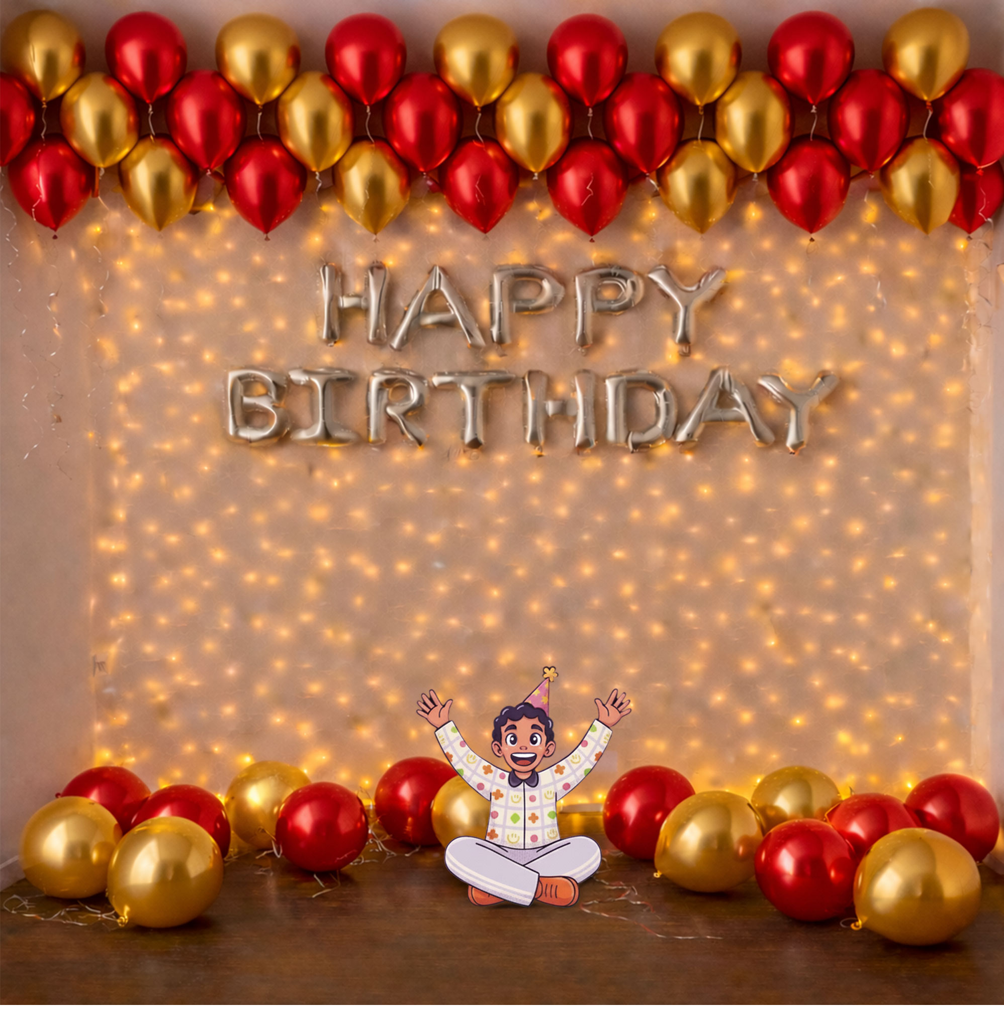 Fairy Lights Birthday Decoration Kit