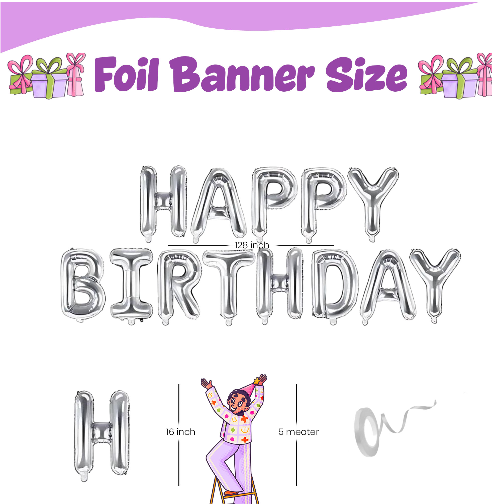 Fairy Lights Birthday Decoration Kit