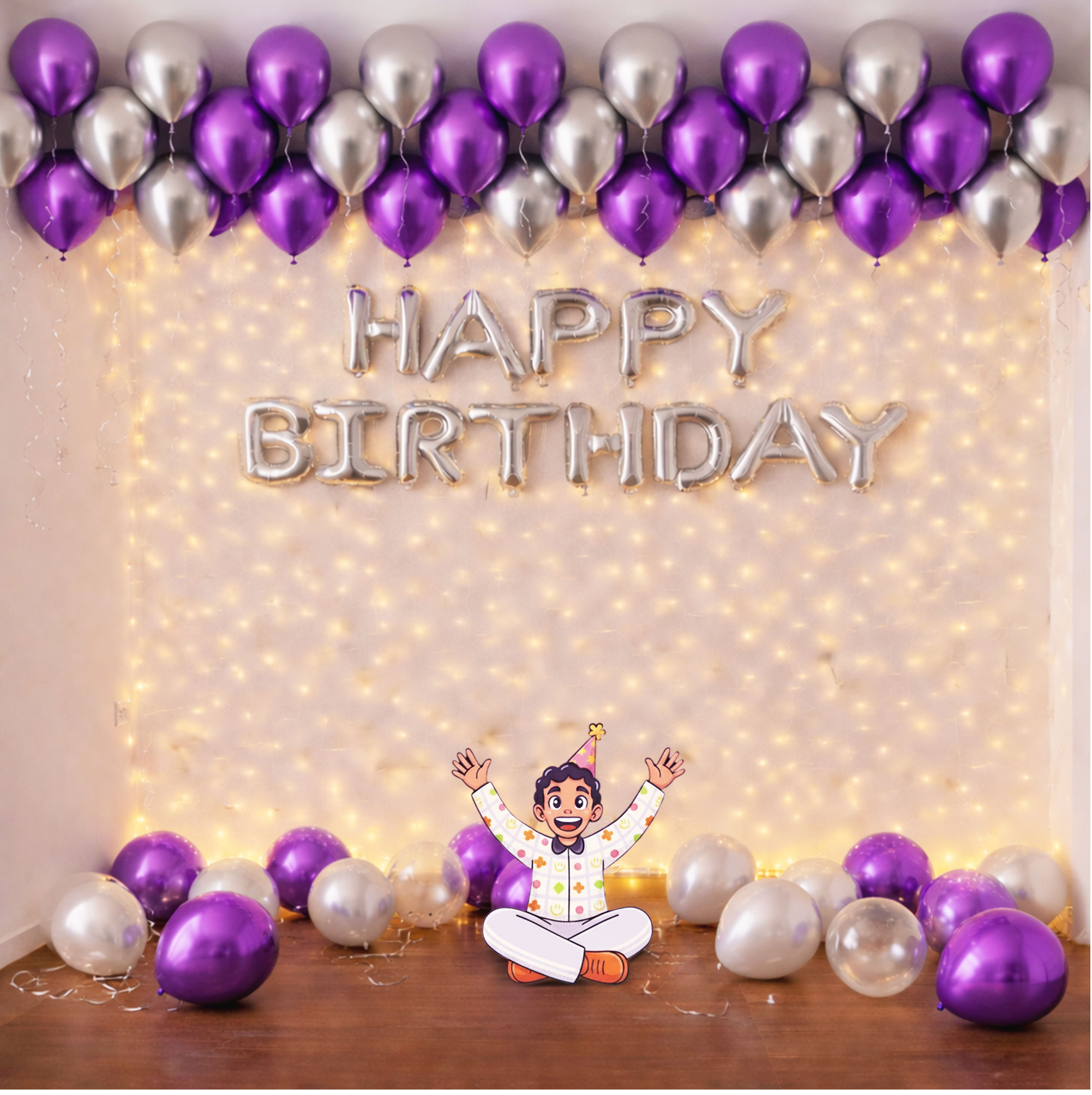 Fairy Lights Birthday Decoration Kit
