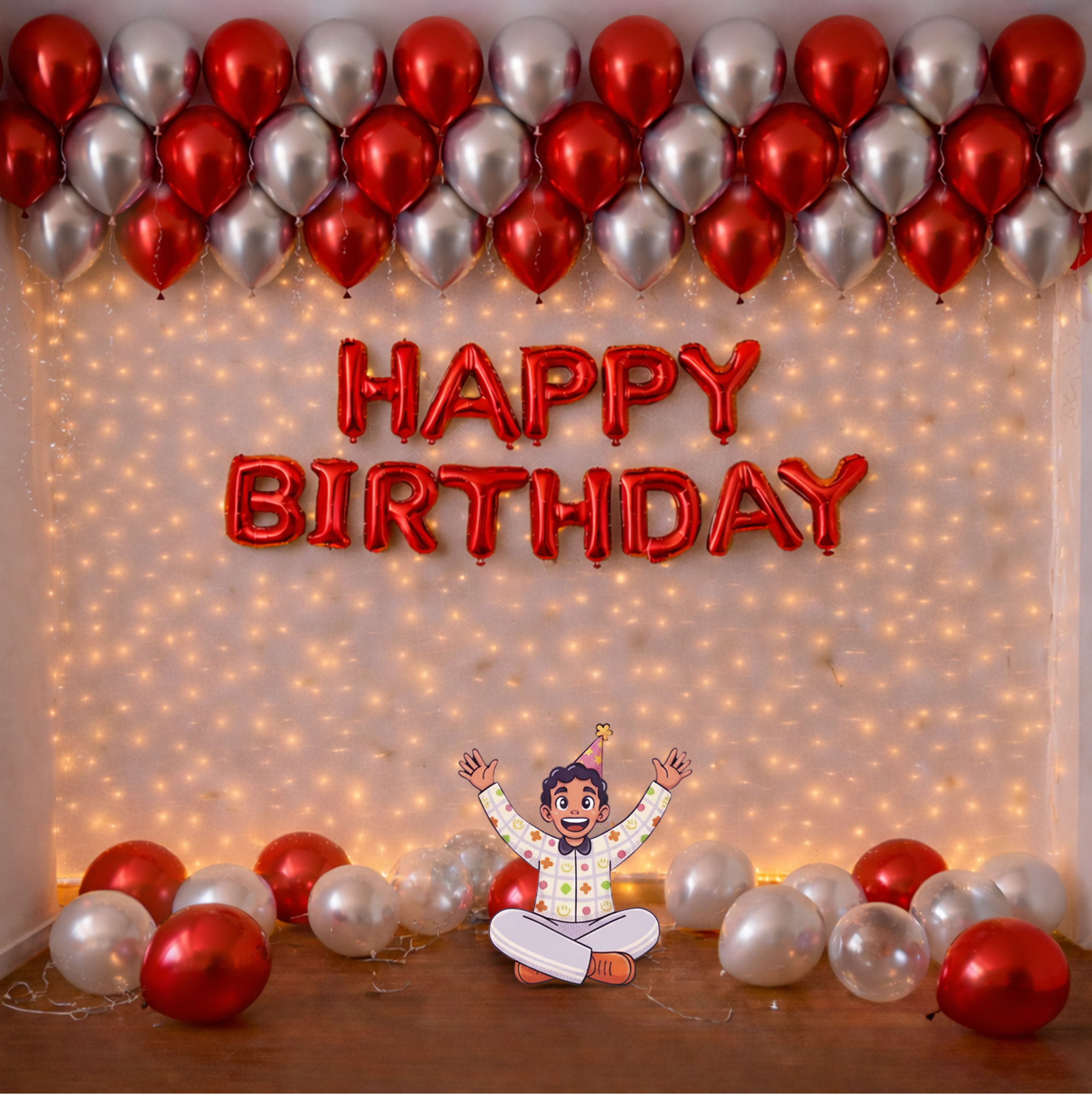 Fairy Lights Birthday Decoration Kit