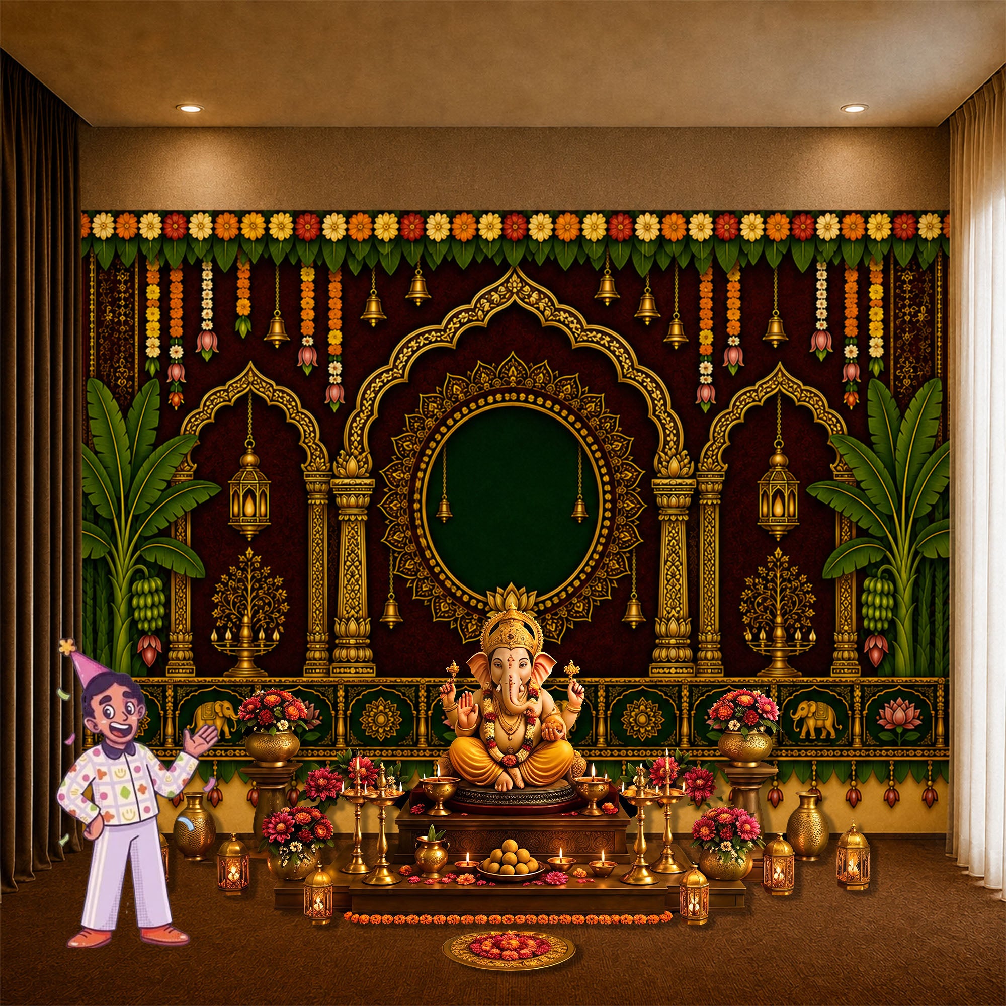 Backdrop Wallpaper Decoration