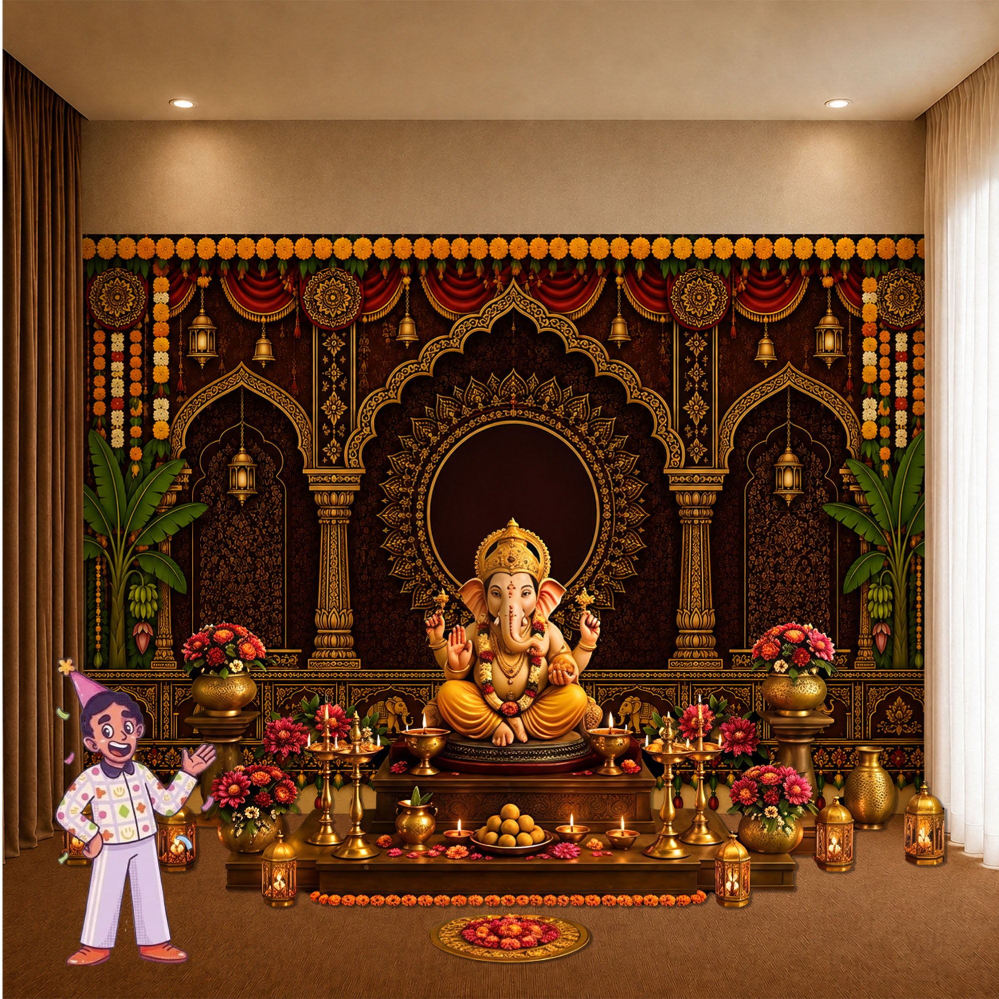 Backdrop Wallpaper Decoration