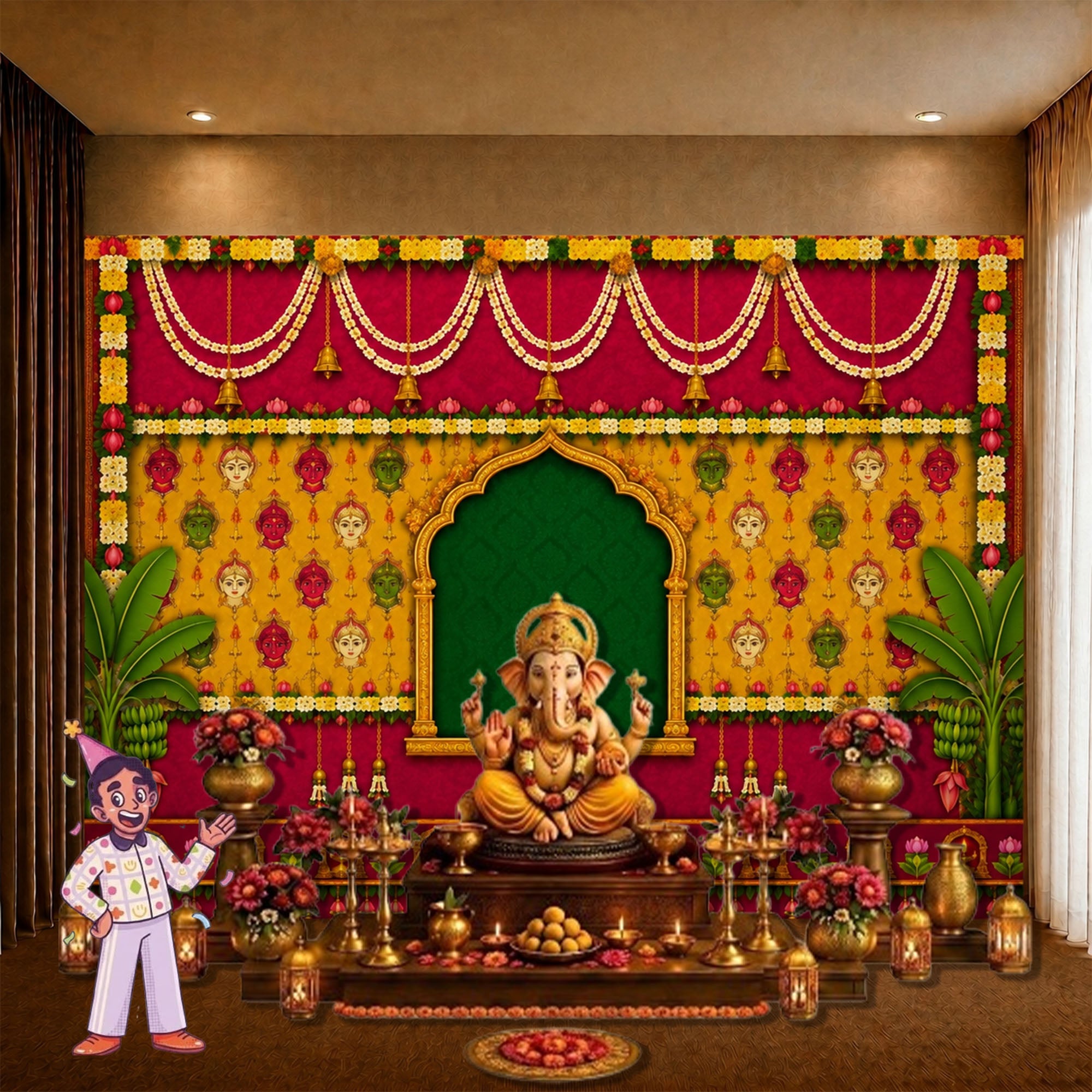 Backdrop Wallpaper Decoration