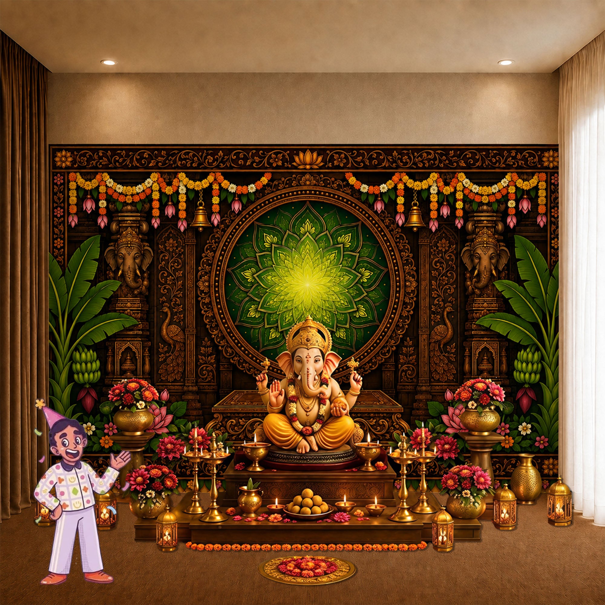 Backdrop Wallpaper Decoration