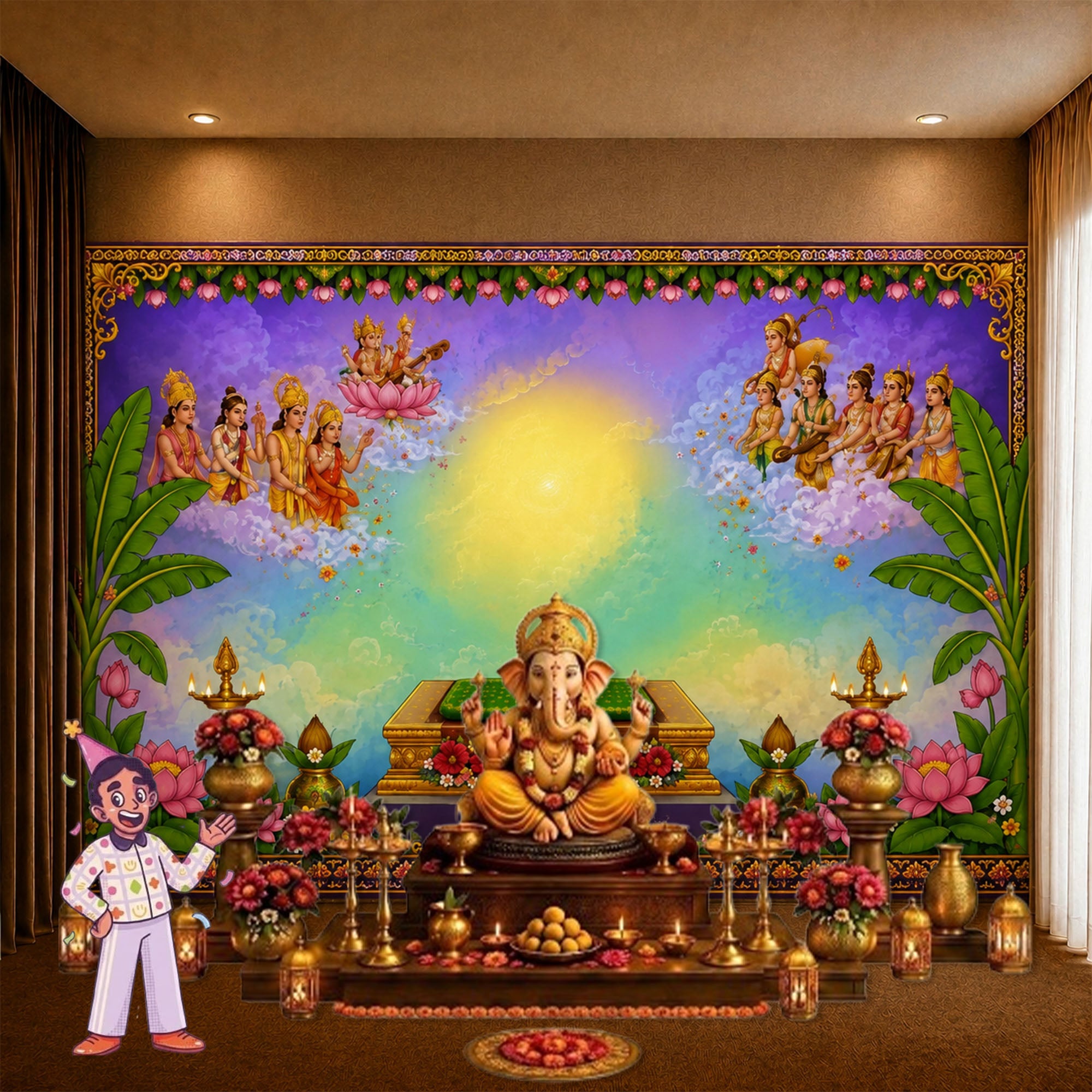 Backdrop Wallpaper Decoration