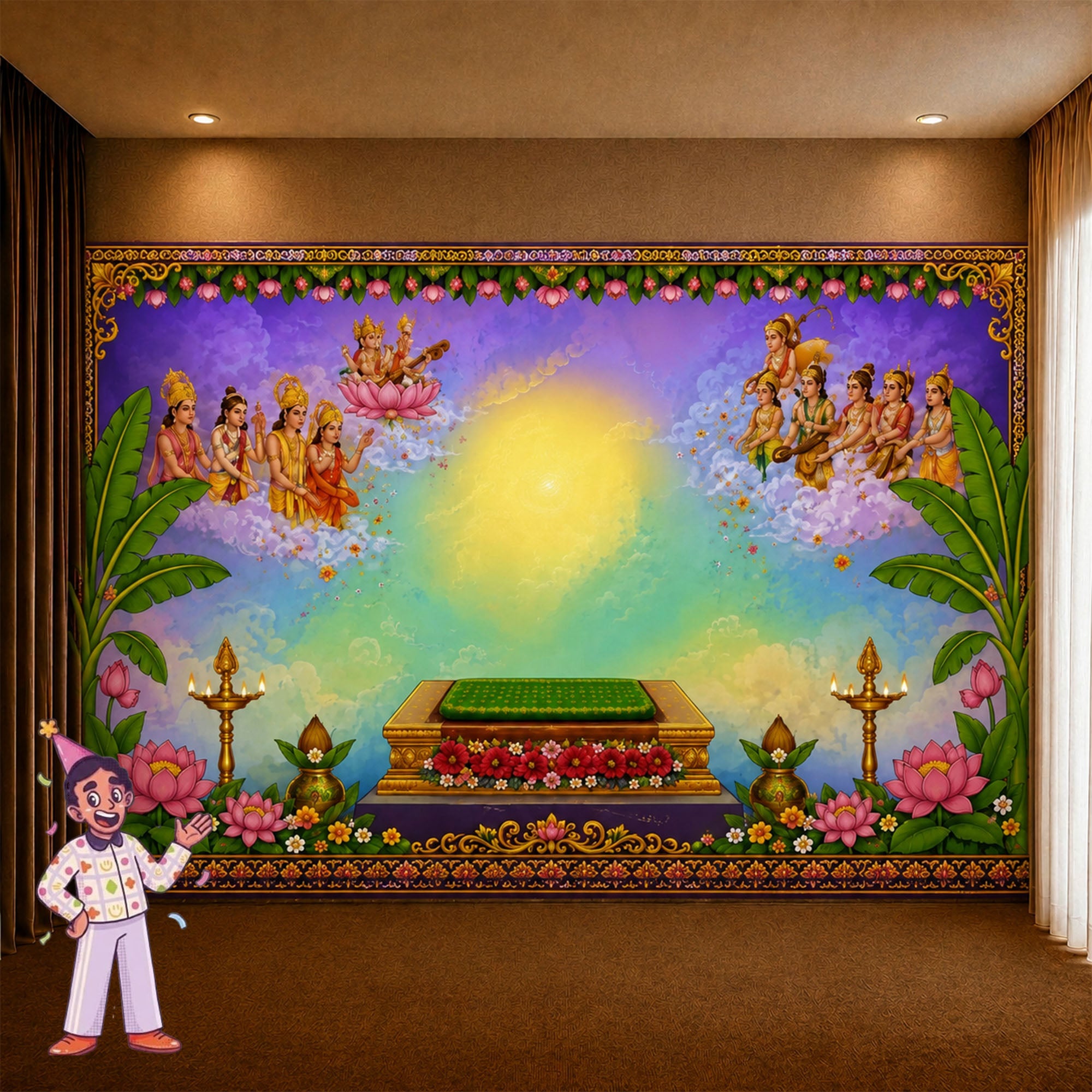 Backdrop Wallpaper Decoration