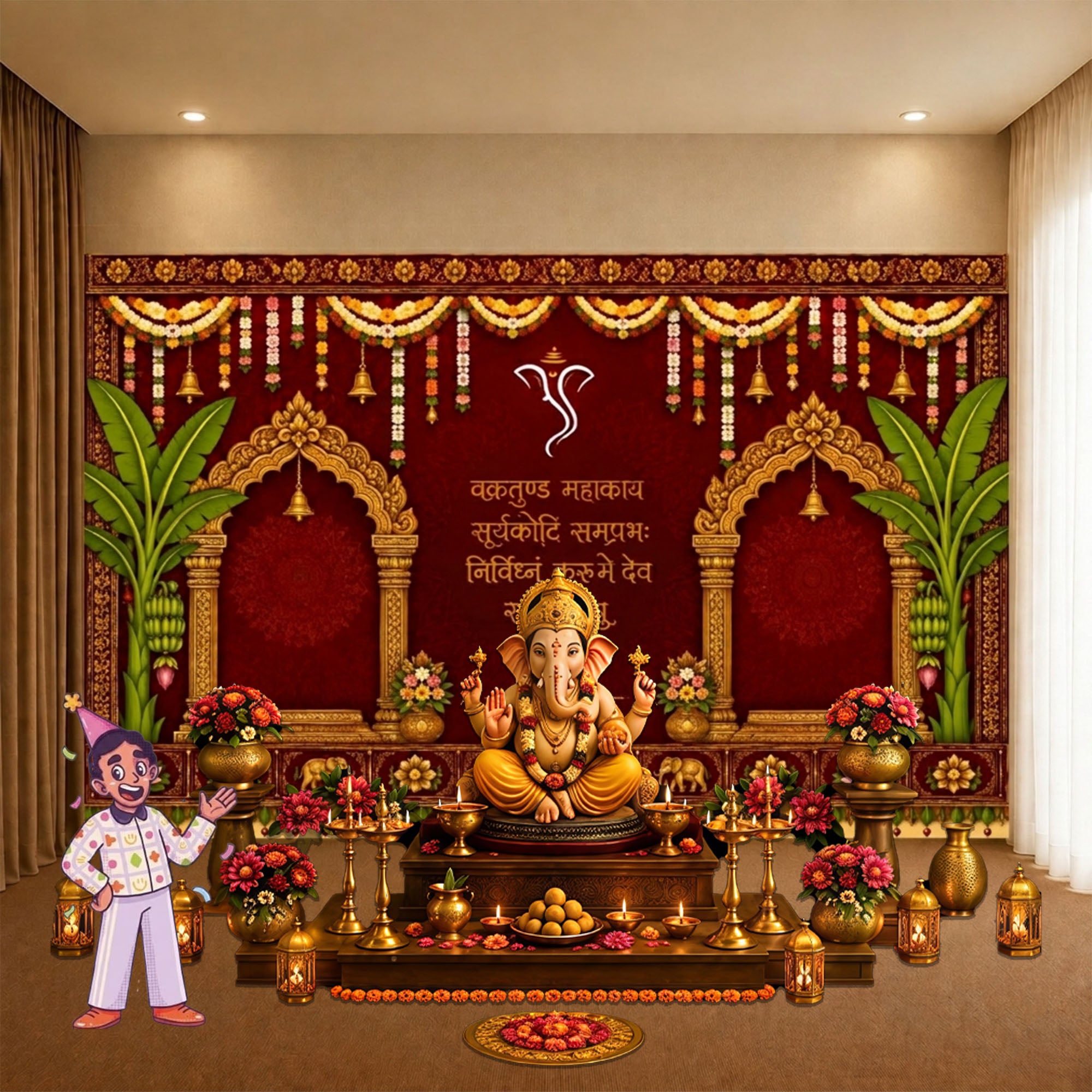 Backdrop Wallpaper Decoration