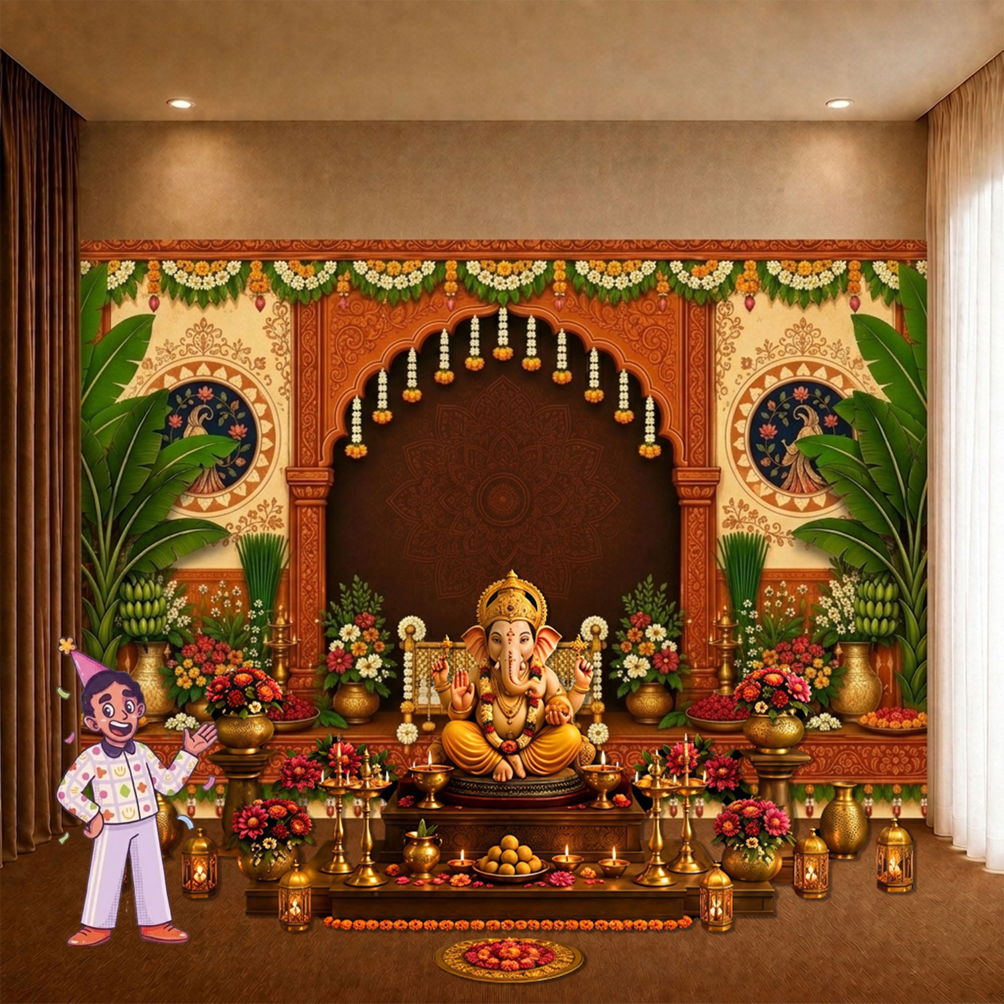 Backdrop Wallpaper Decoration