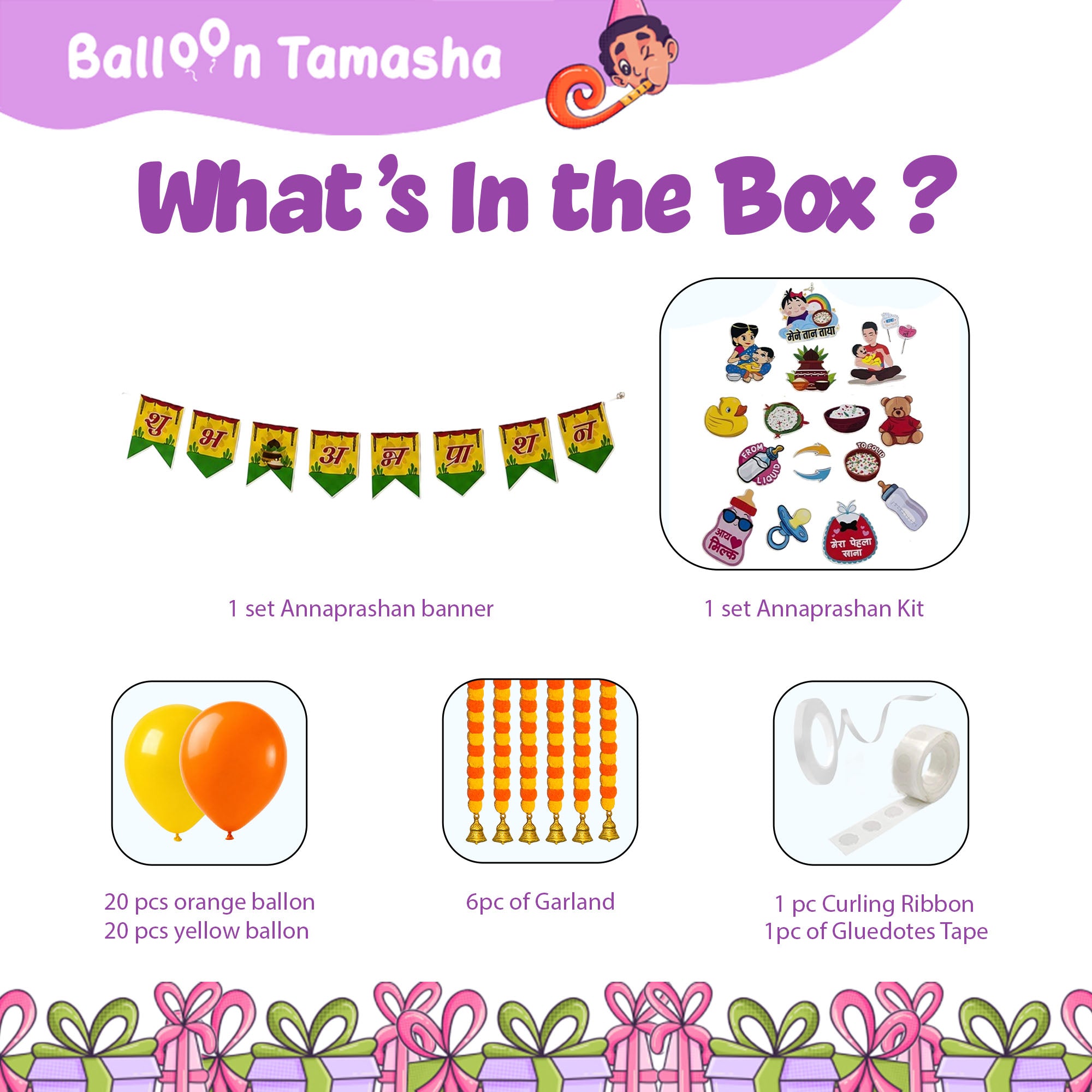 Annaprashan Hindi decoration kit