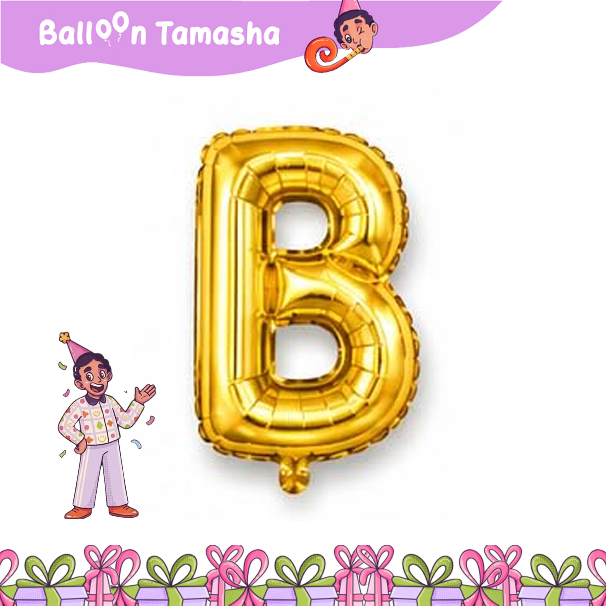 A to Z Golden color Letter foil