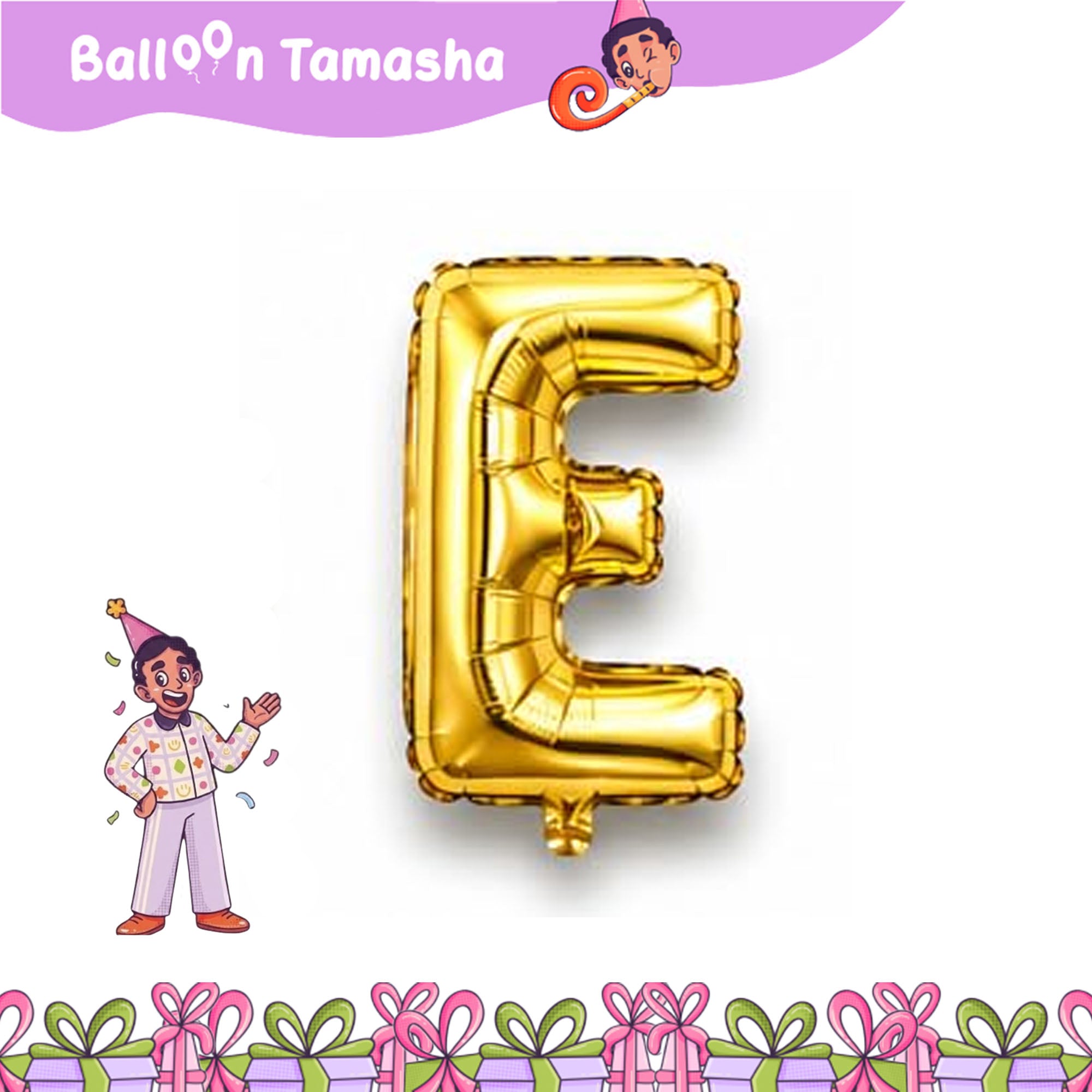 A to Z Golden color Letter foil