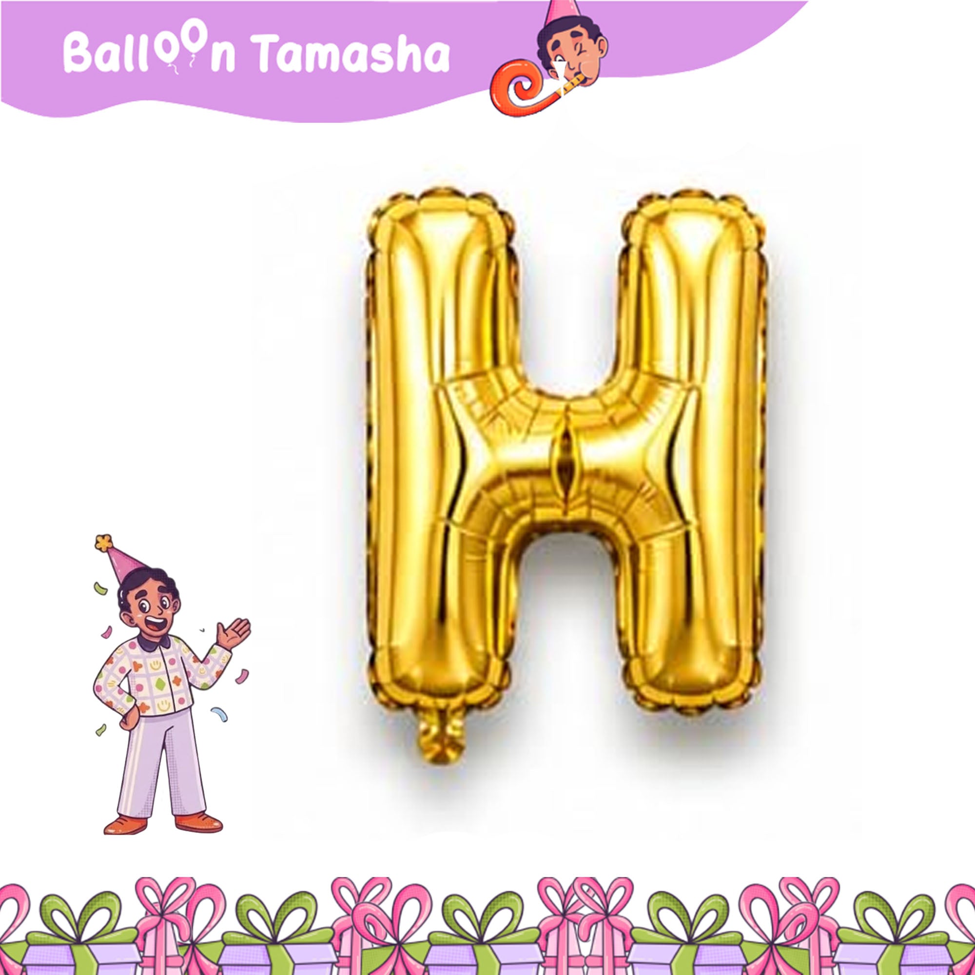 A to Z Golden color Letter foil