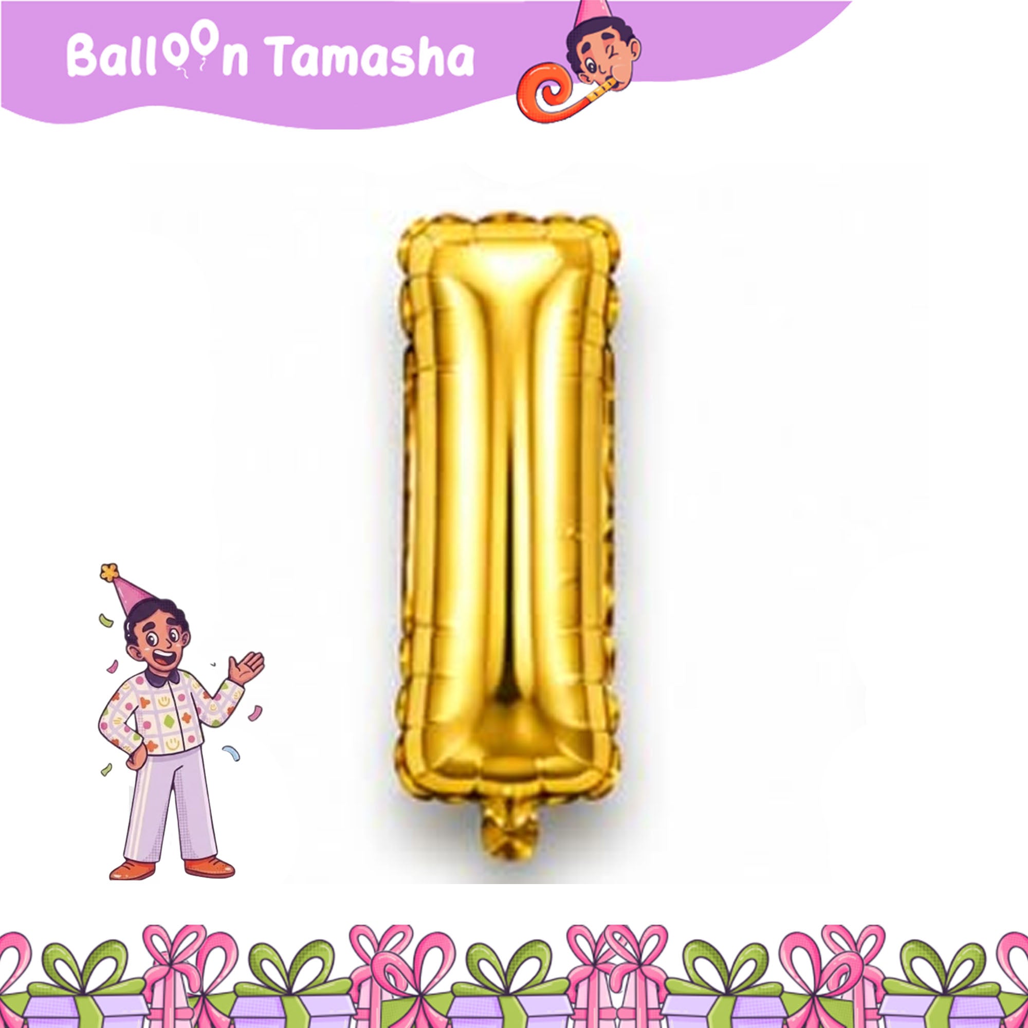 A to Z Golden color Letter foil