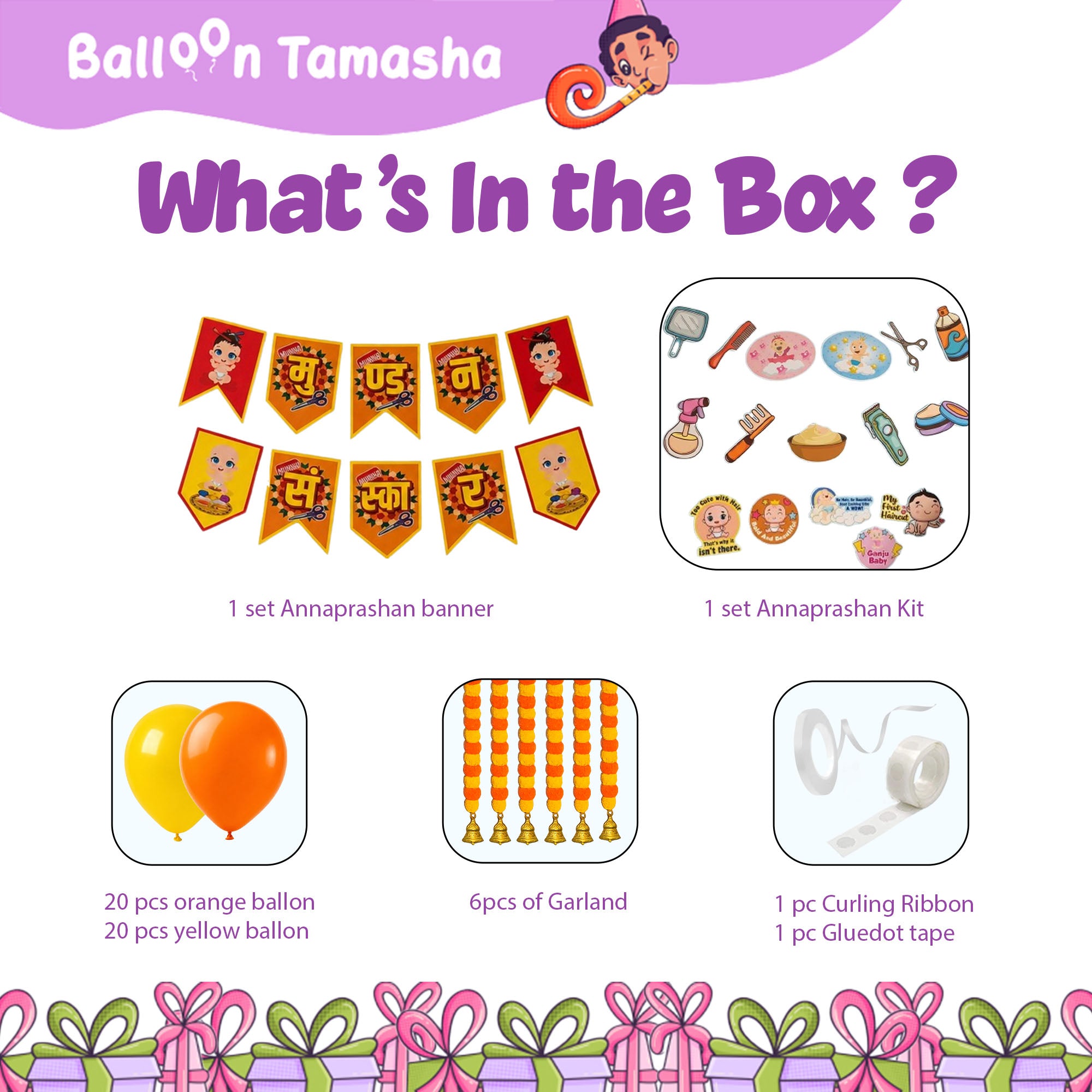Munddan sanskar decoration kit