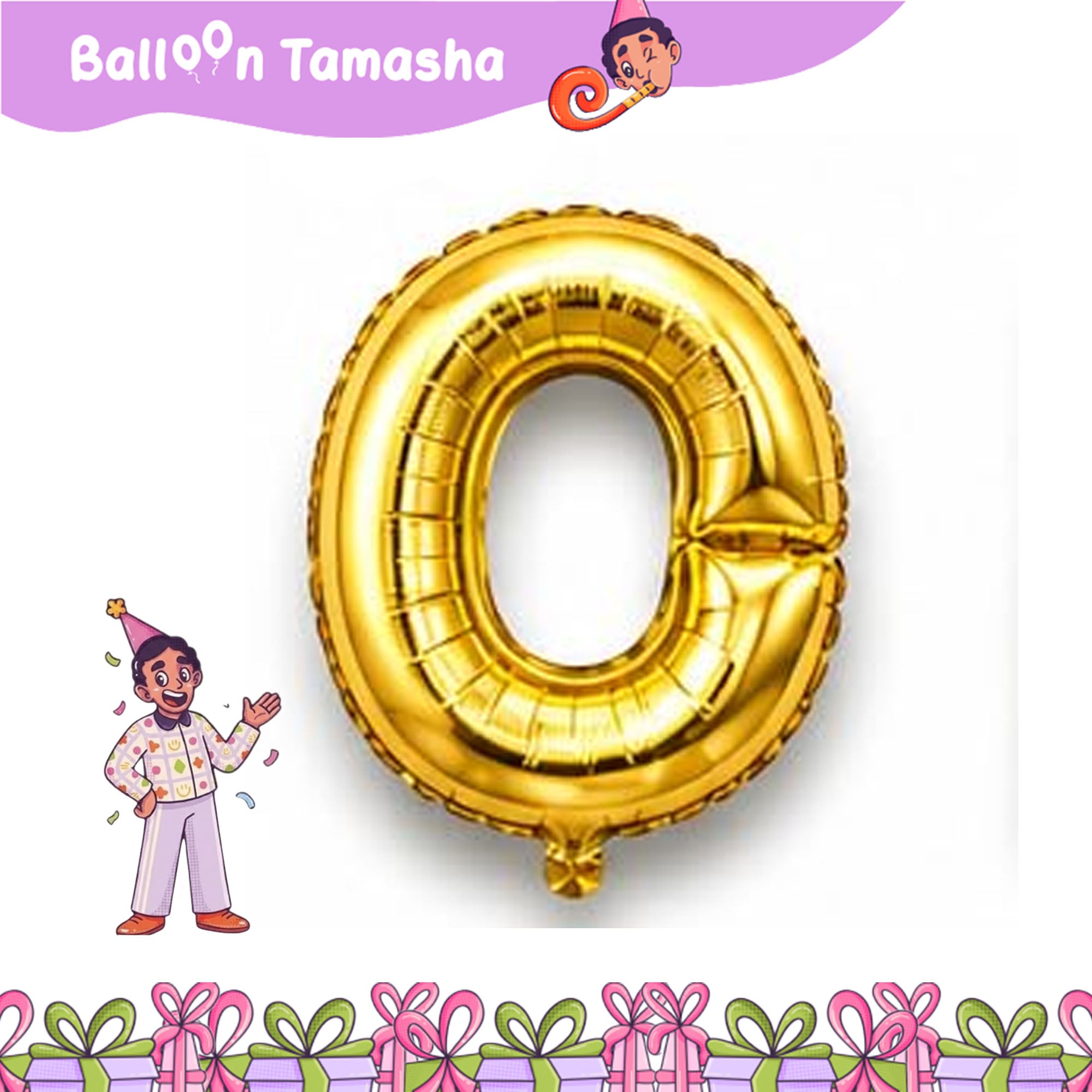 A to Z Golden color Letter foil
