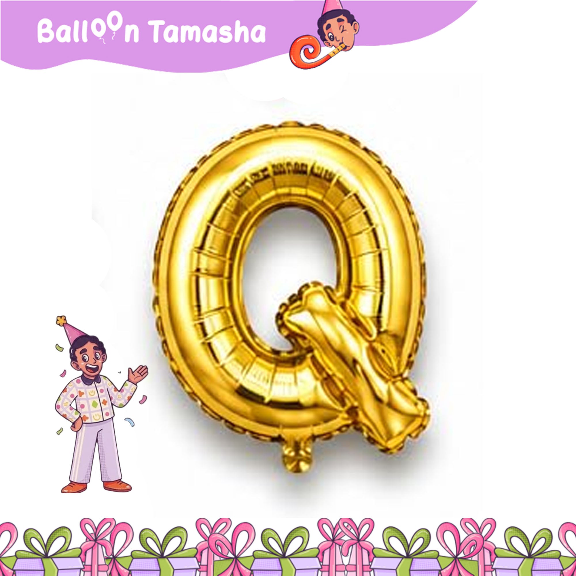 A to Z Golden color Letter foil