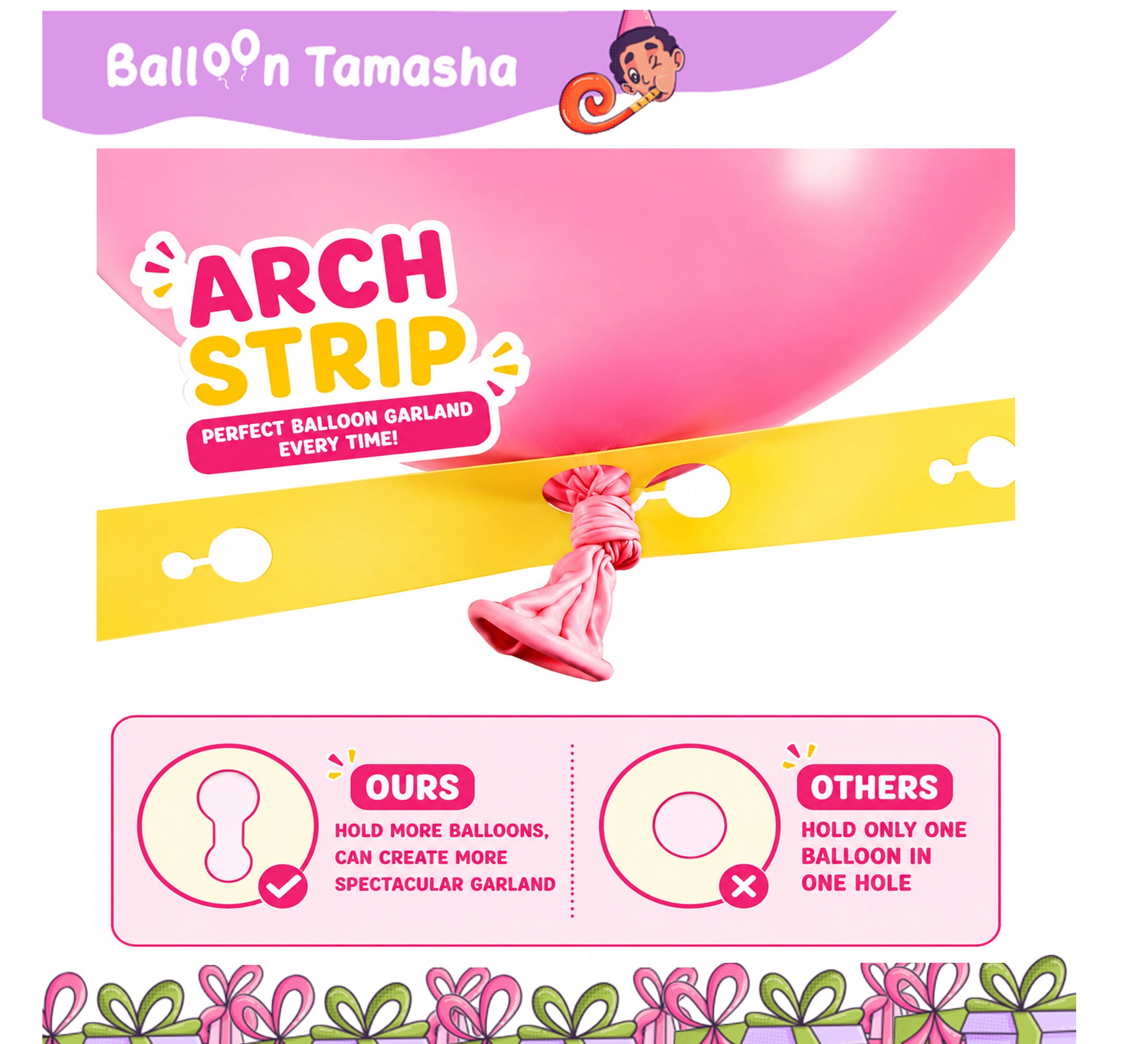 Balloon Glue Dot Roll | Transparent Double-Sided Adhesive Tape for Balloon Decorations & Crafts