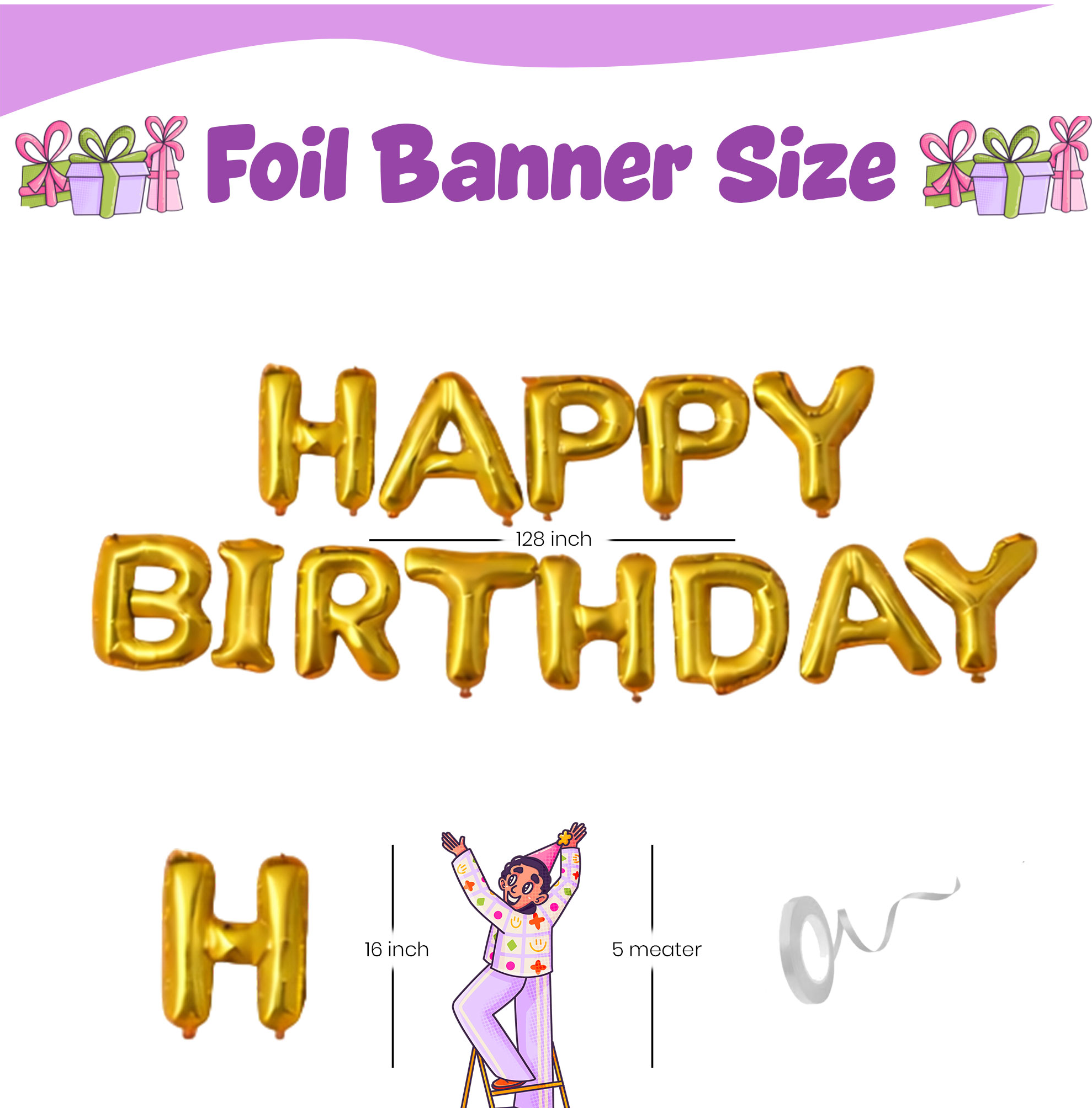 Fairy Lights Birthday Decoration Kit