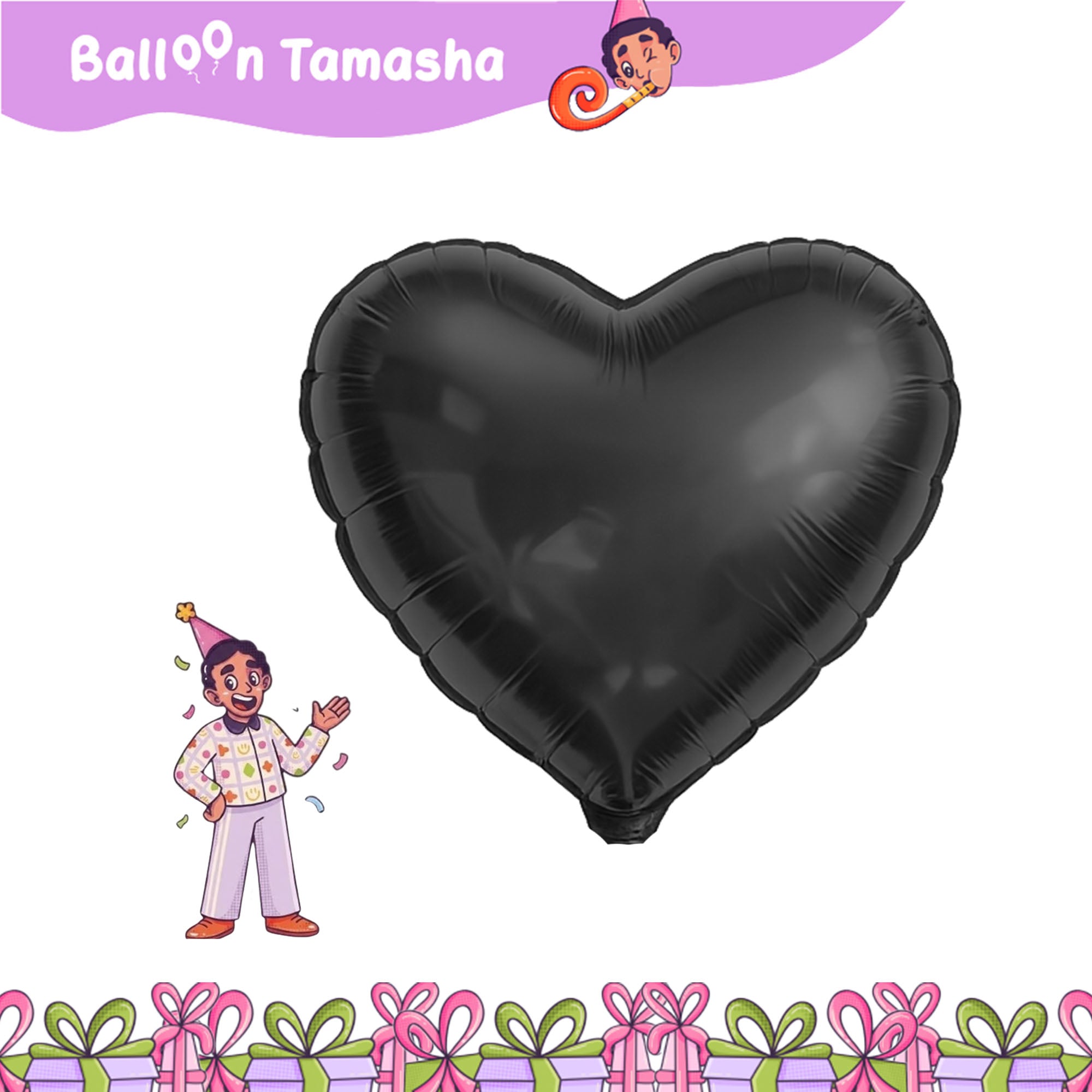 Heart shape foil