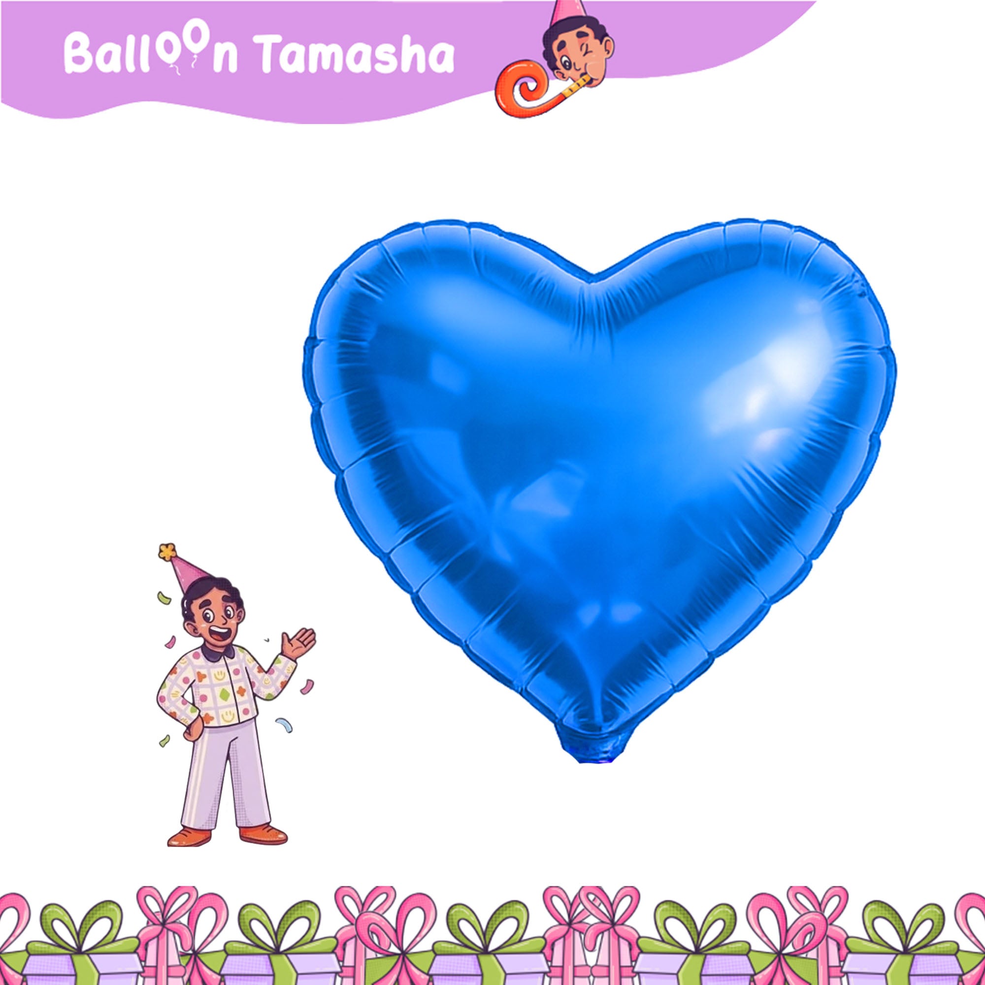 Heart shape foil