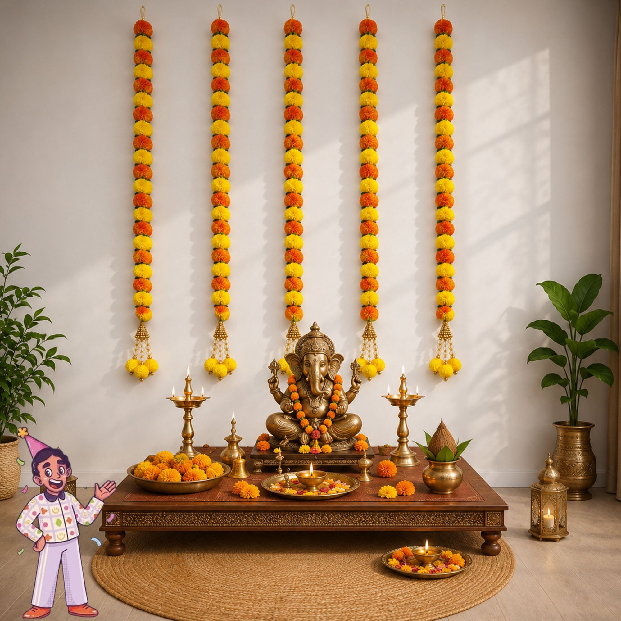Ganesha Garland For Decoration