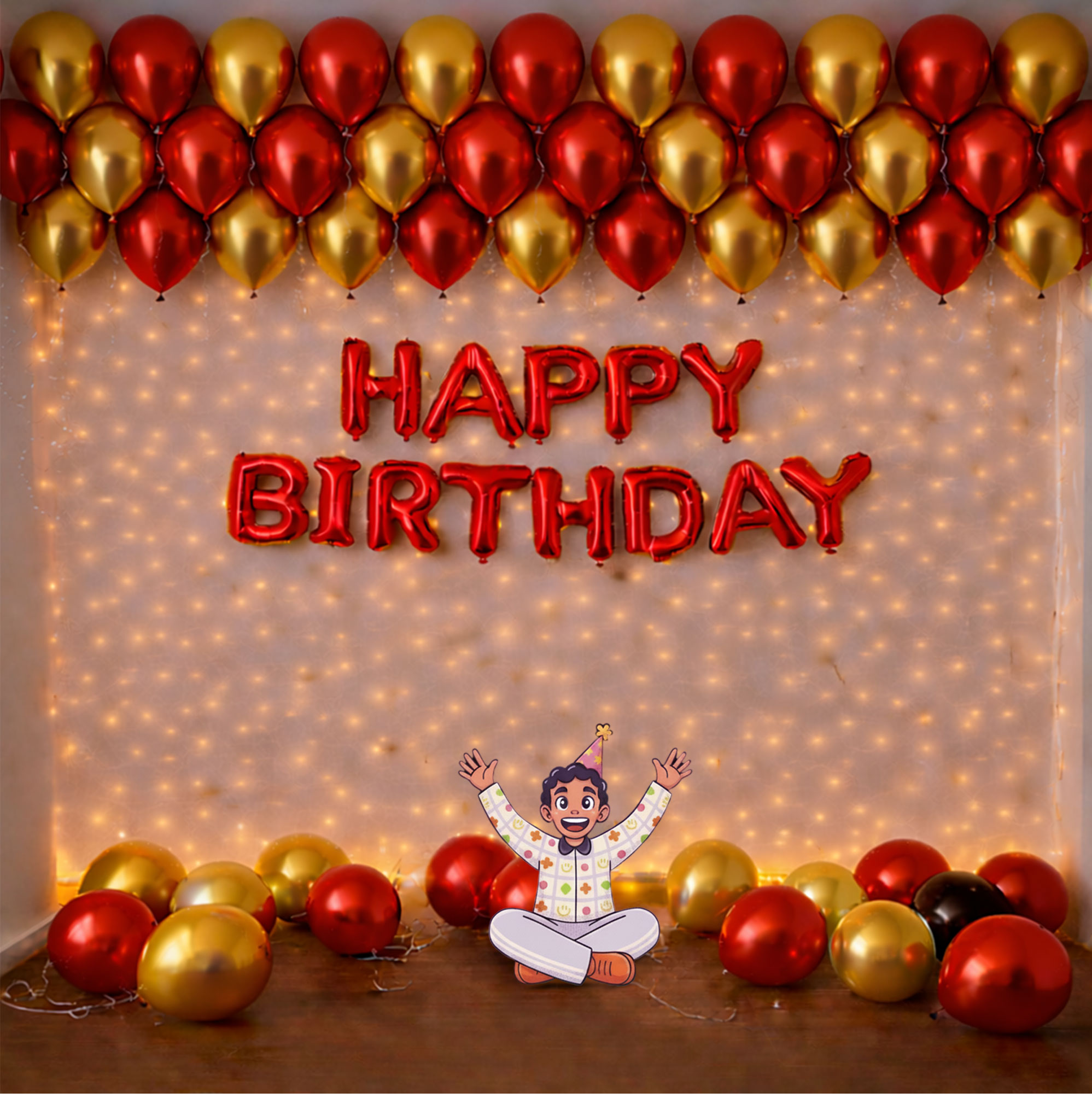 Fairy Lights Birthday Decoration Kit