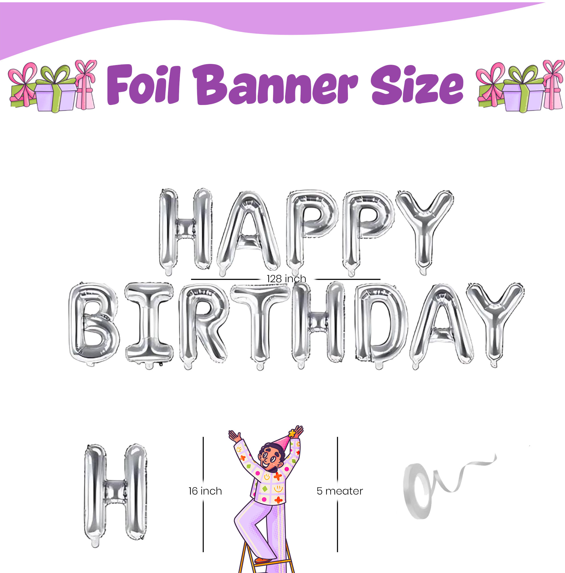 Fairy Lights Birthday Decoration Kit