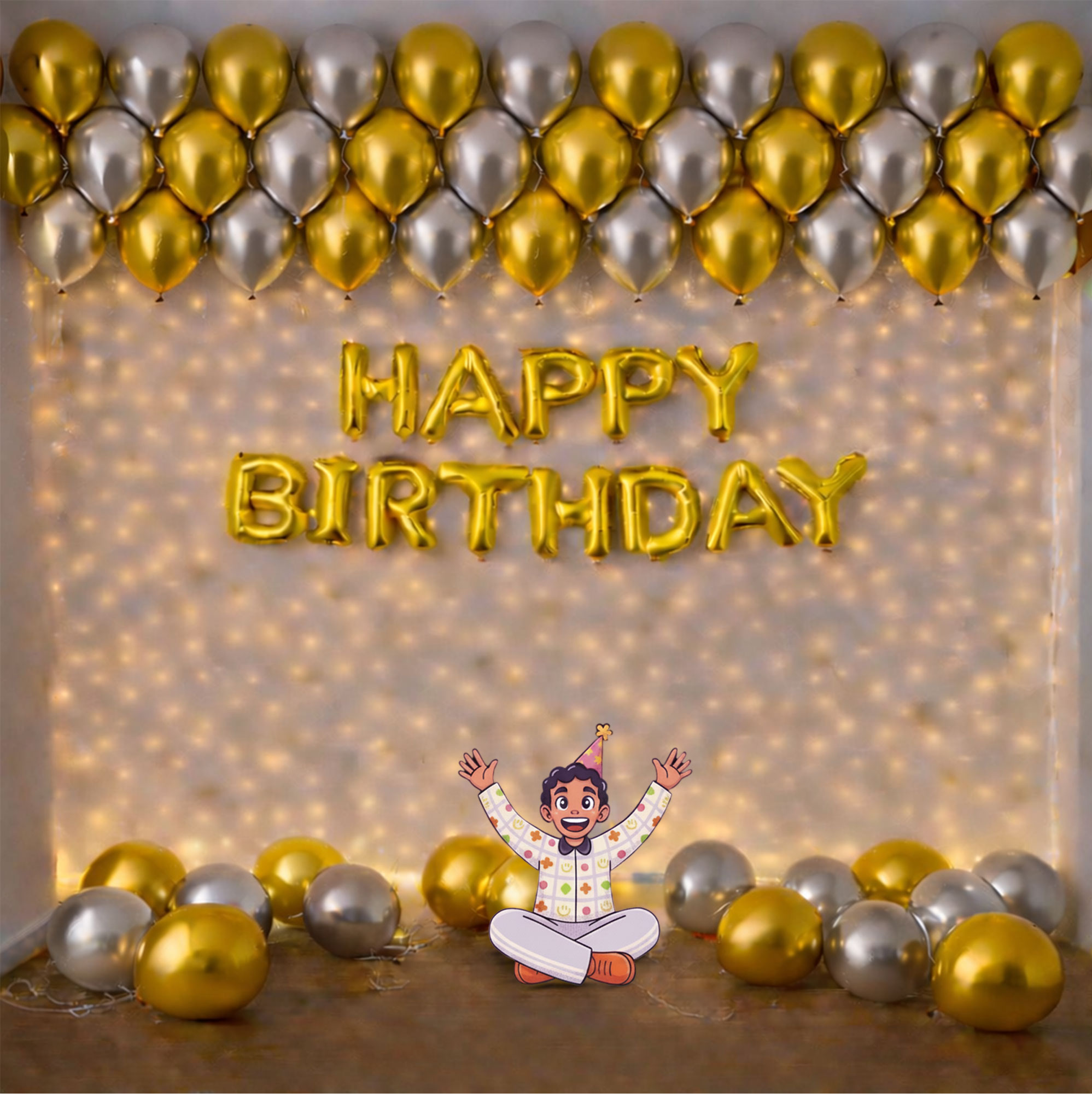 Fairy Lights Birthday Decoration Kit