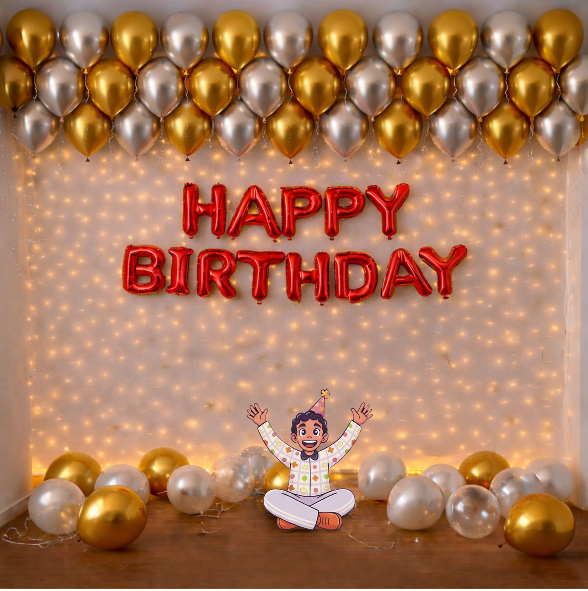 Fairy Lights Birthday Decoration Kit