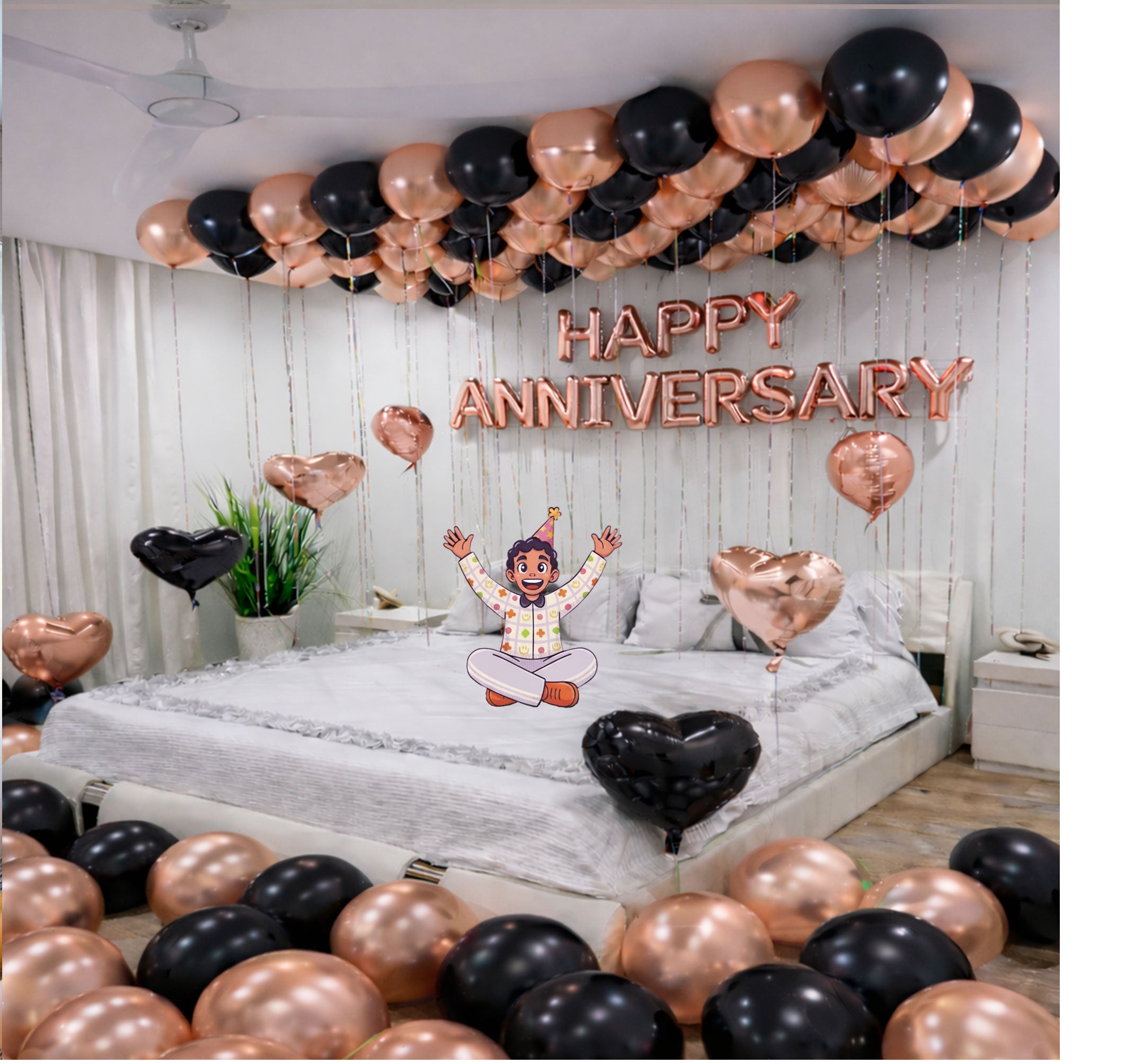 #Color_Rosegold & Black