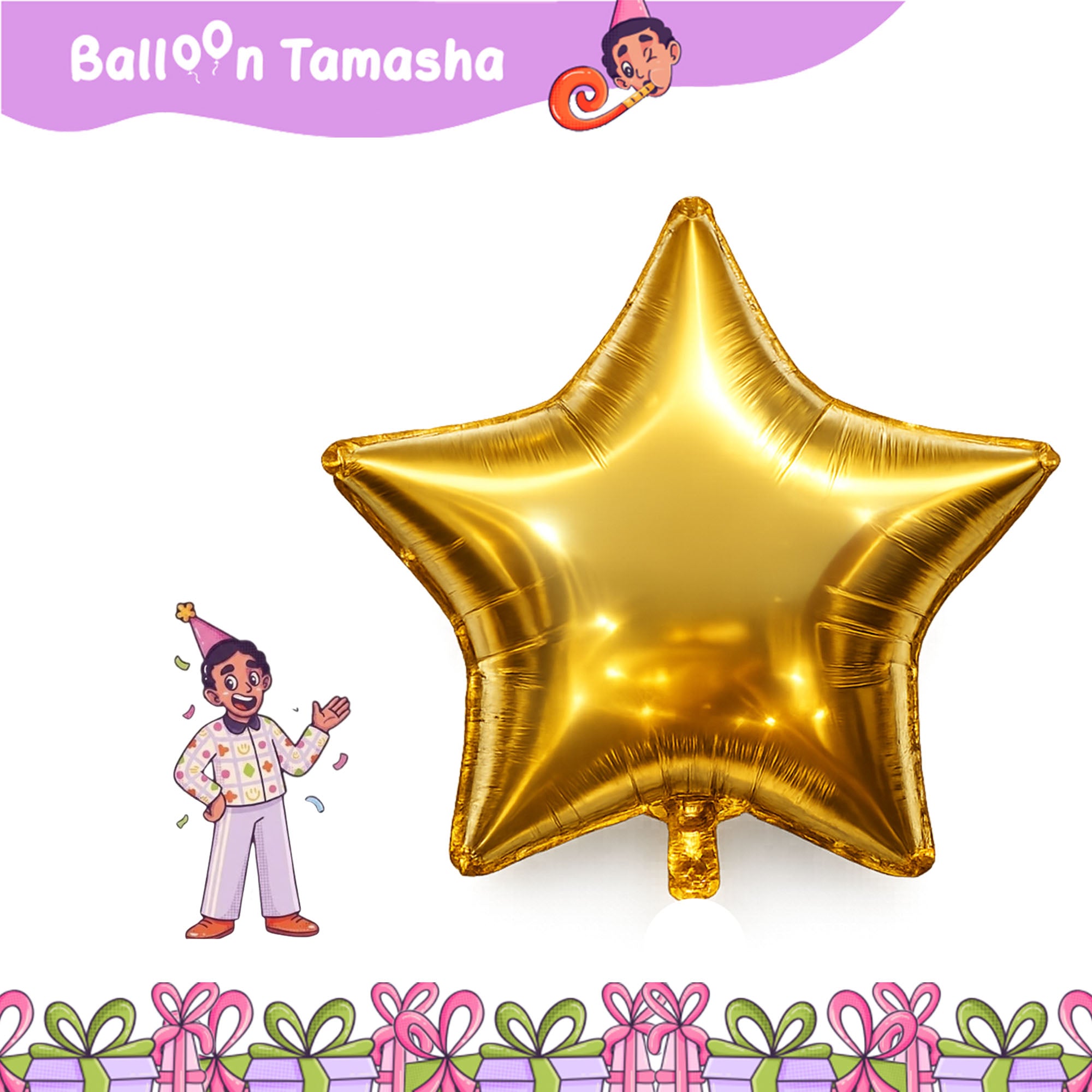 Star shape foil
