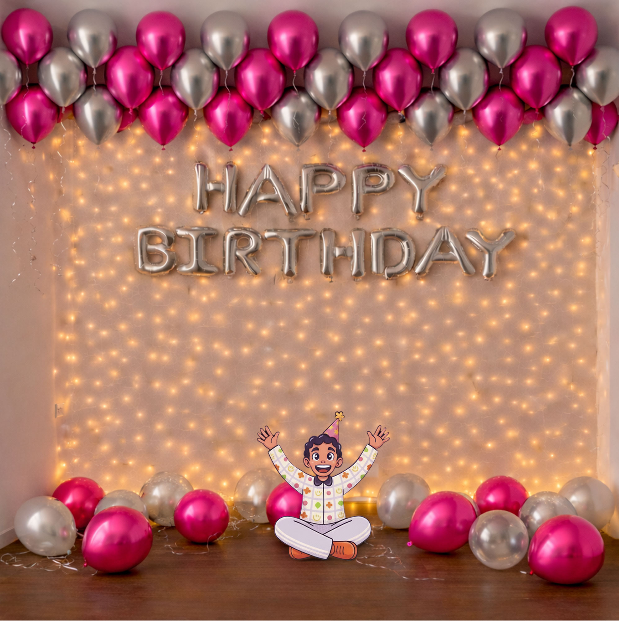 Fairy Lights Birthday Decoration Kit