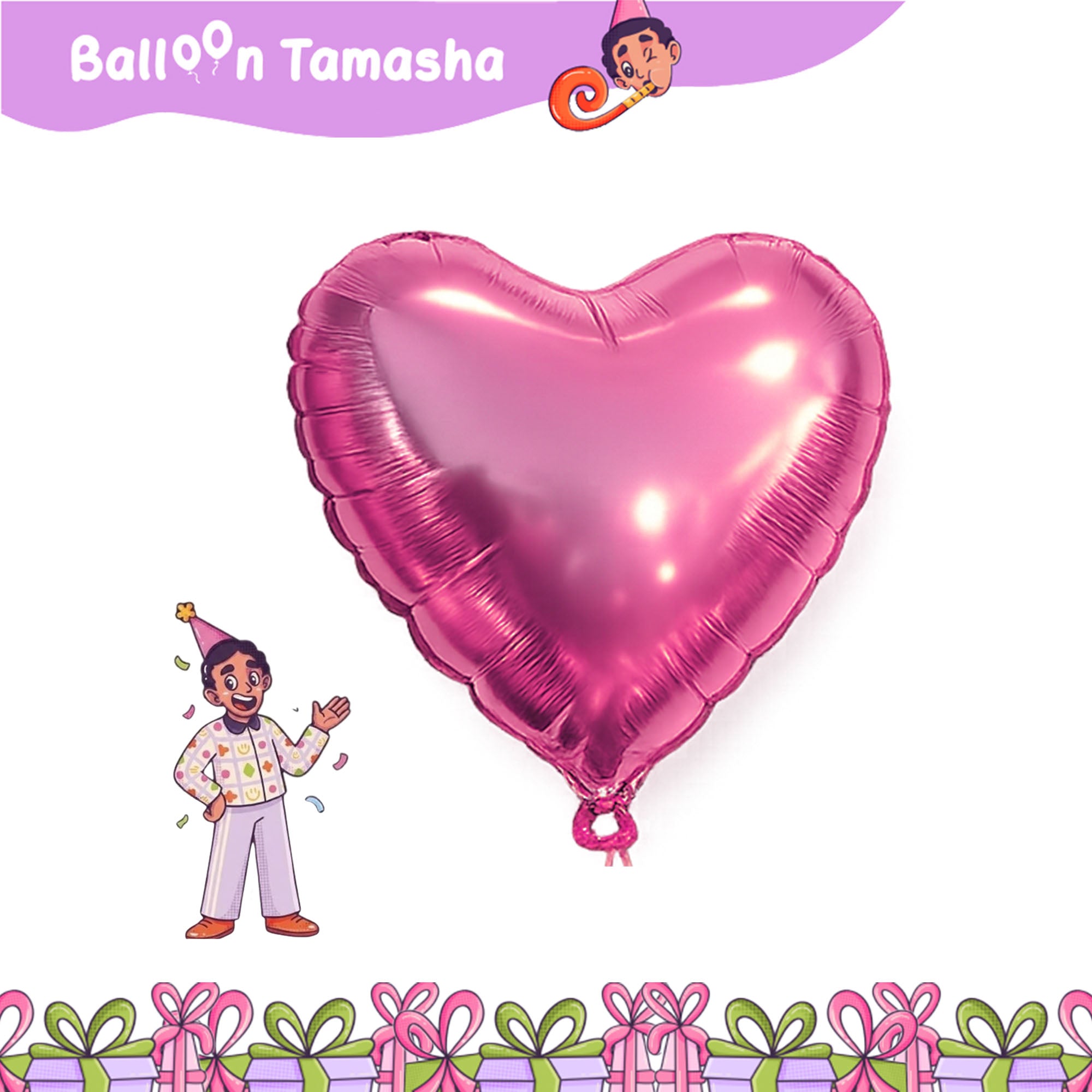 Heart shape foil
