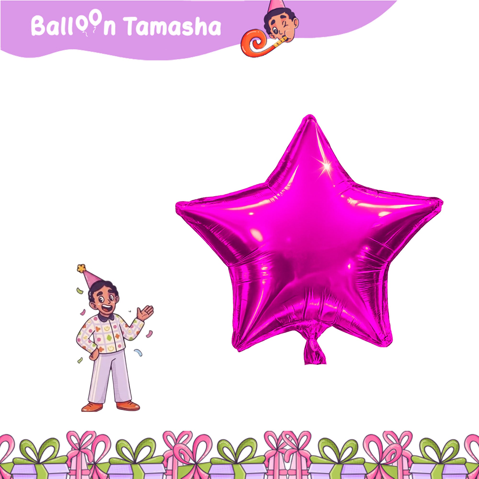 Star shape foil