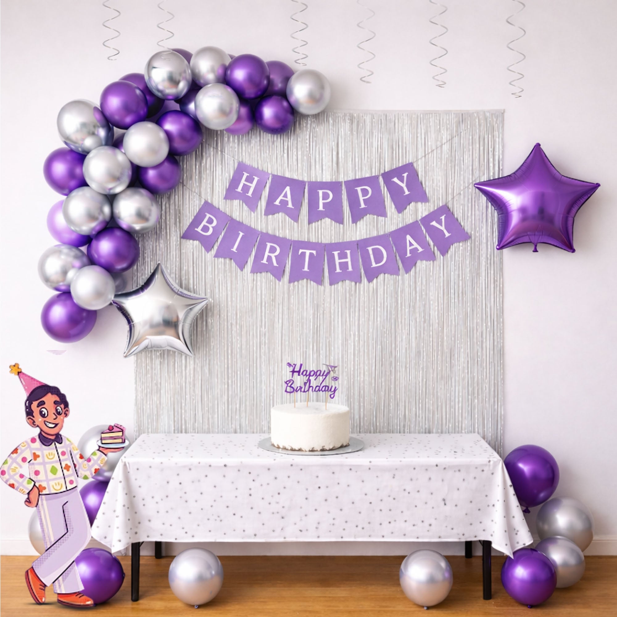 #Color_Purple & Silver