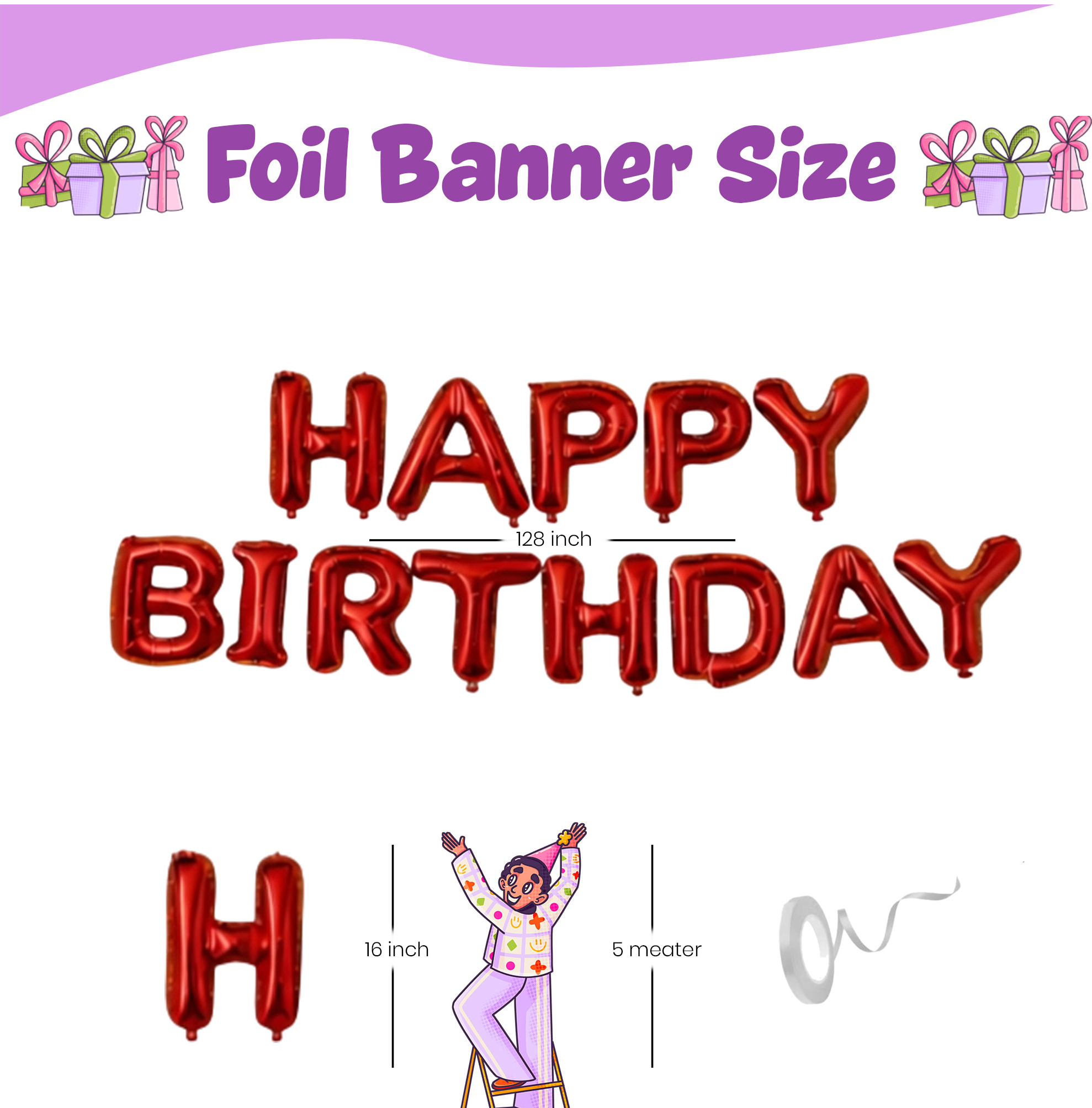 Fairy Lights Birthday Decoration Kit