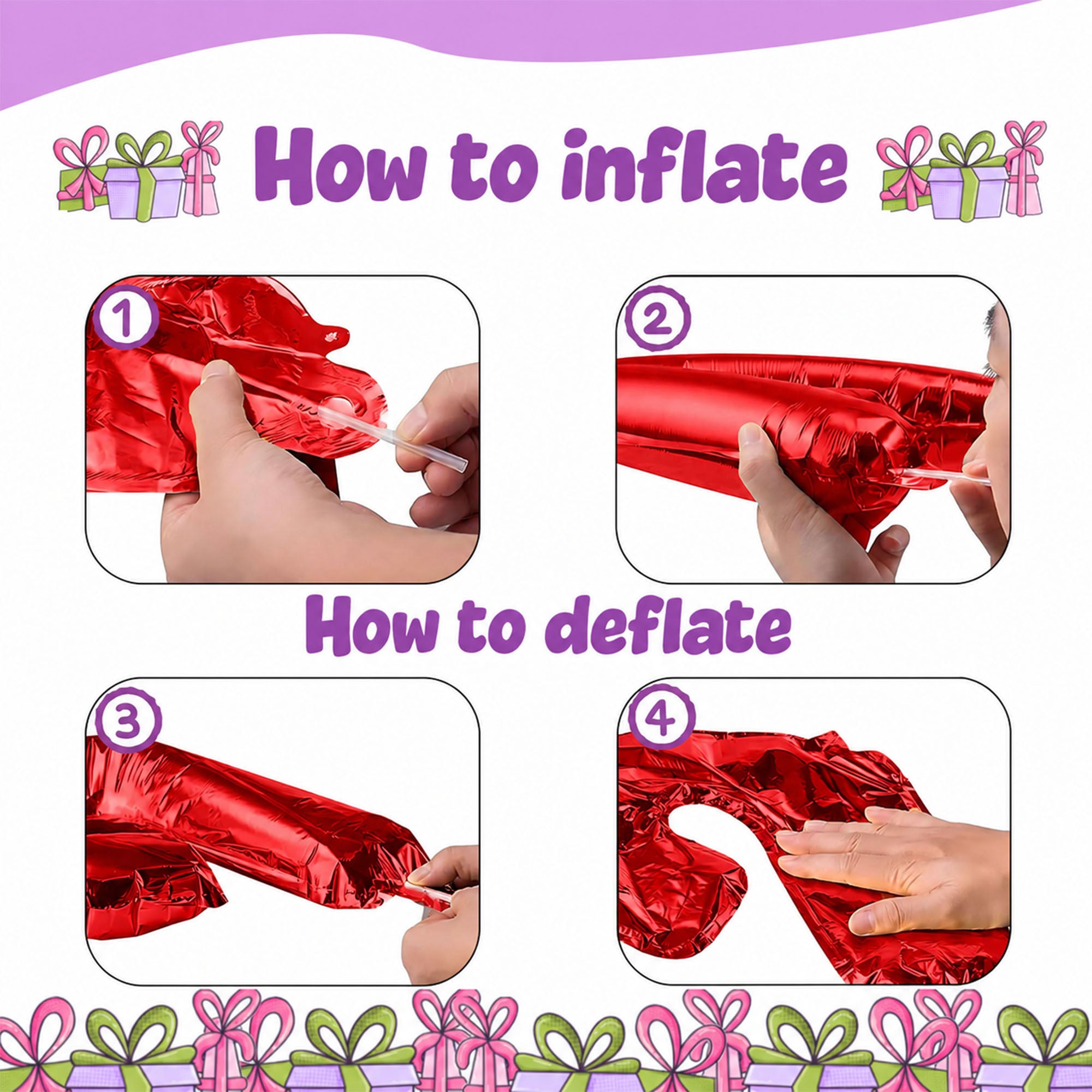 Heart shape foil