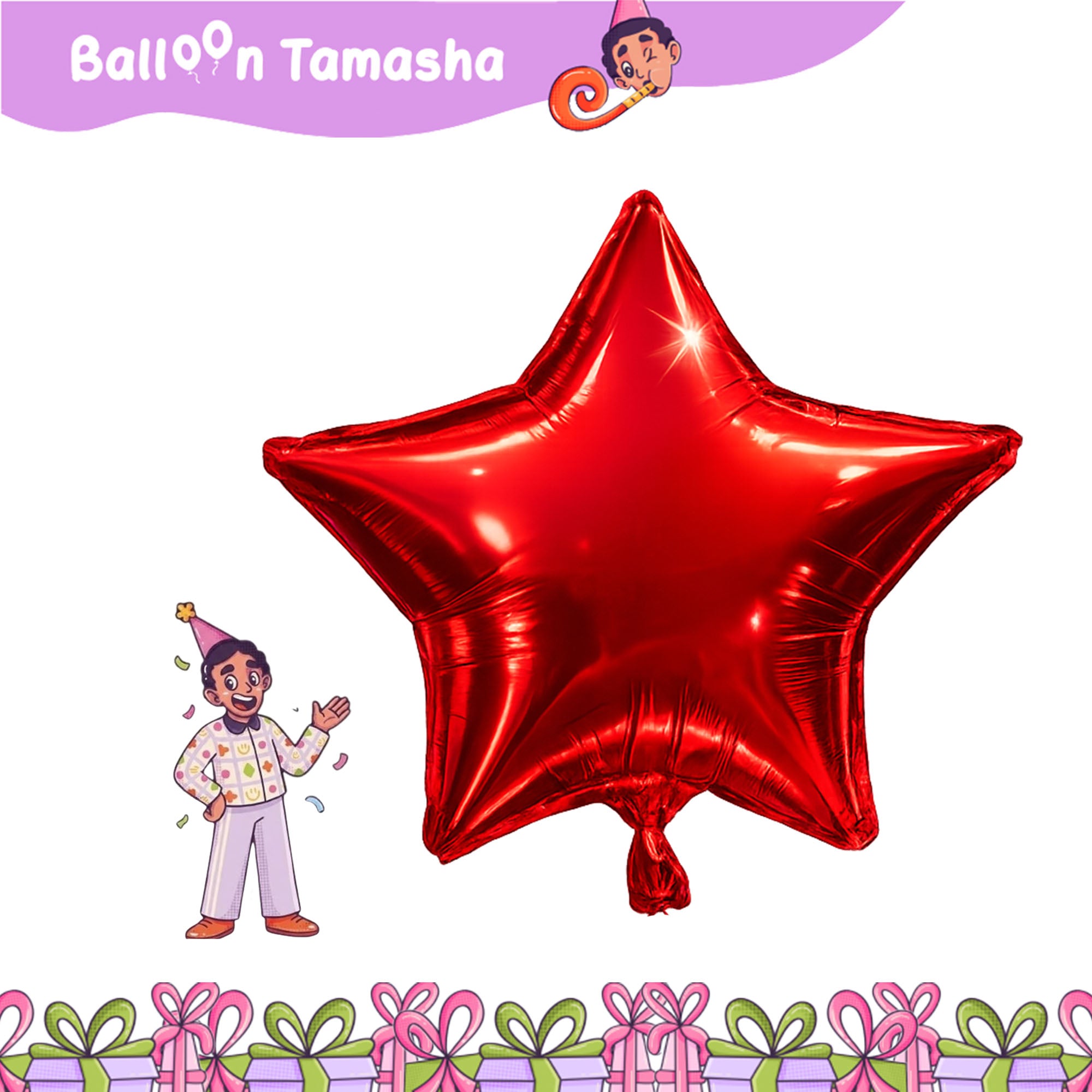 Star shape foil