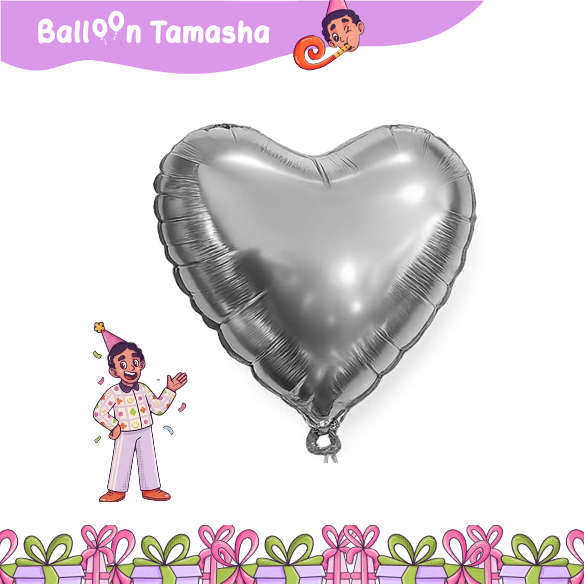 Heart shape foil